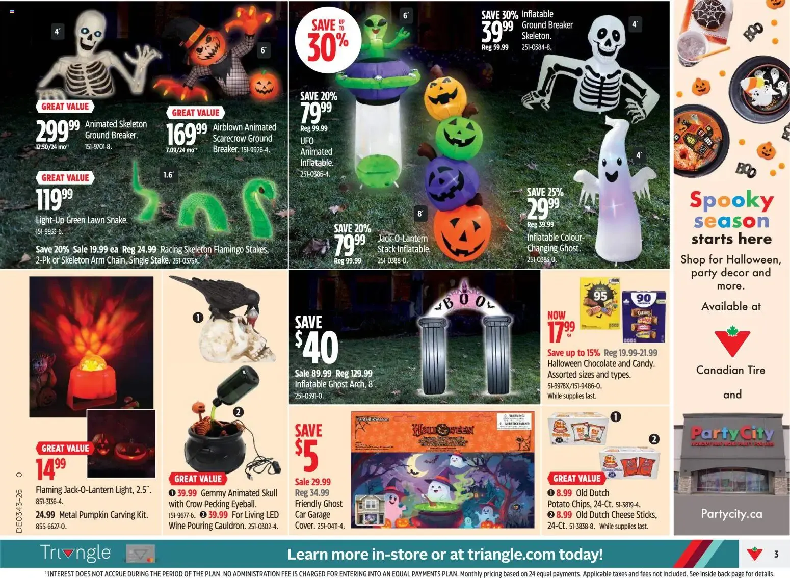 Canadian Tire Canada's Fall Store Deals from October 22 to October 28 2026 - flyer page 3