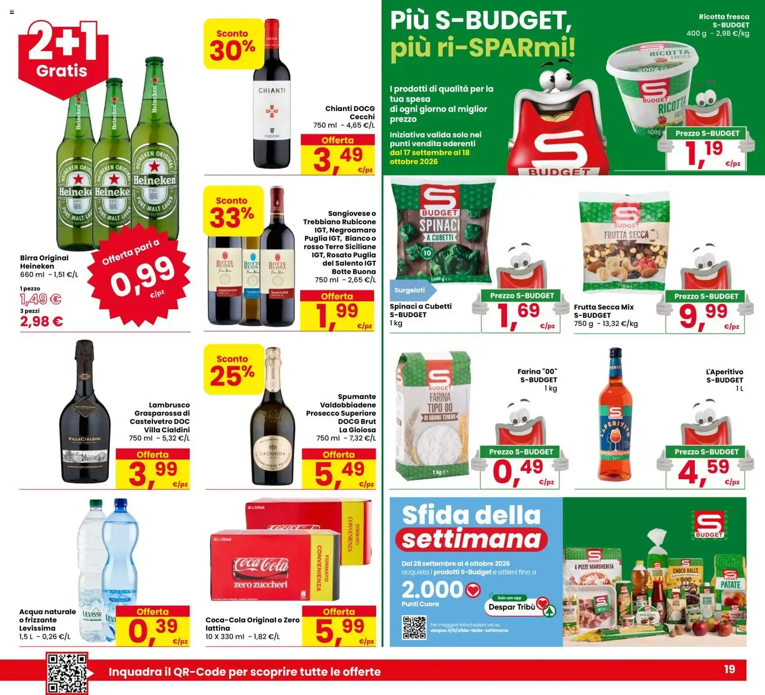 Nuovo Eurospar volantino dal 17/09/2026 > offerte anteprima 🛍️ da 17 settembre a 30 settembre di 2026 - Pagina del volantino 19