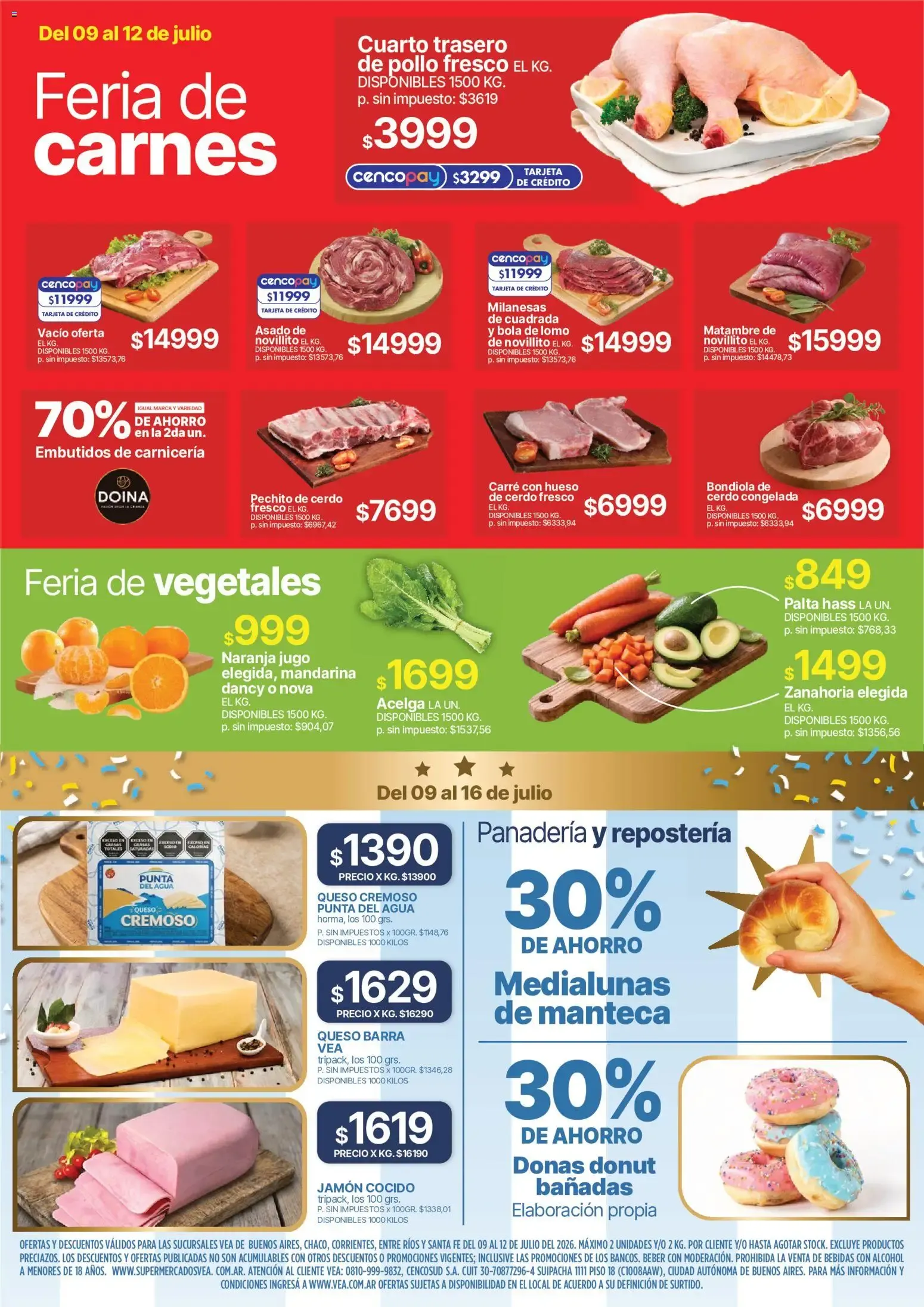 Ofertas de Vea - Fin de Semana de Ahorro 9 de julio al 12 de julio 2026 - Página 2 del catálogo