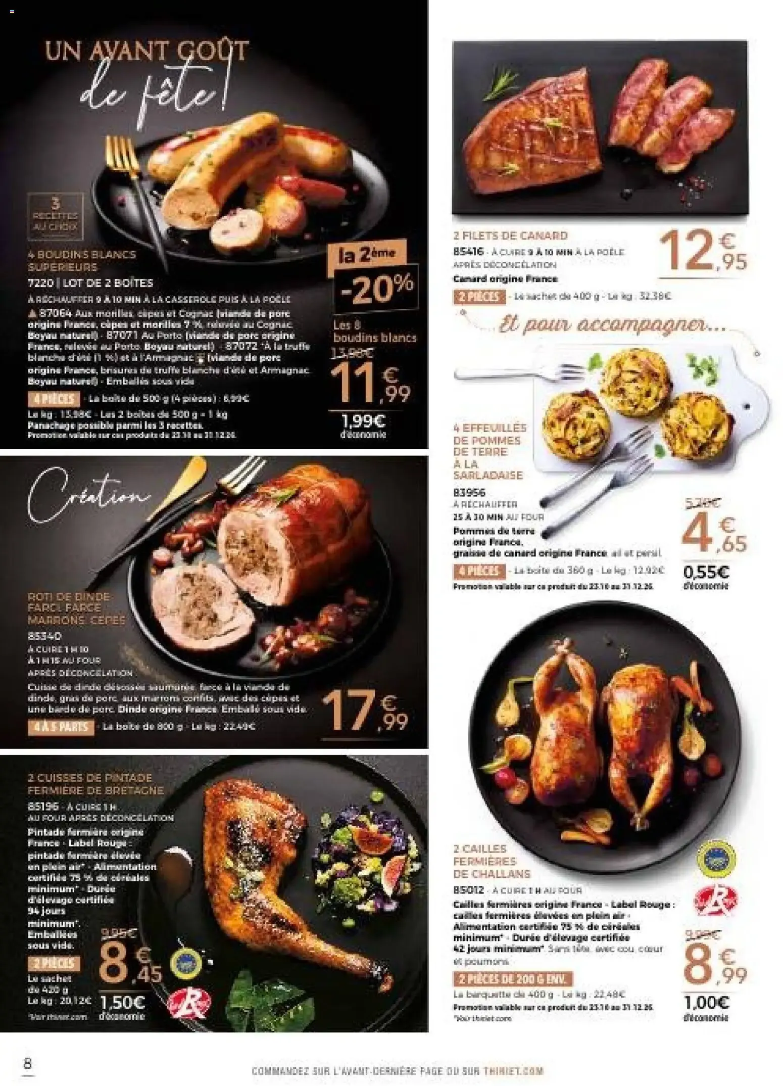 Thiriet Catalogue livraison à domicile à partir du 23/10/2026 - promo en ligne du 23 octobre au 18 novembre 2026 - Catalogue page 8