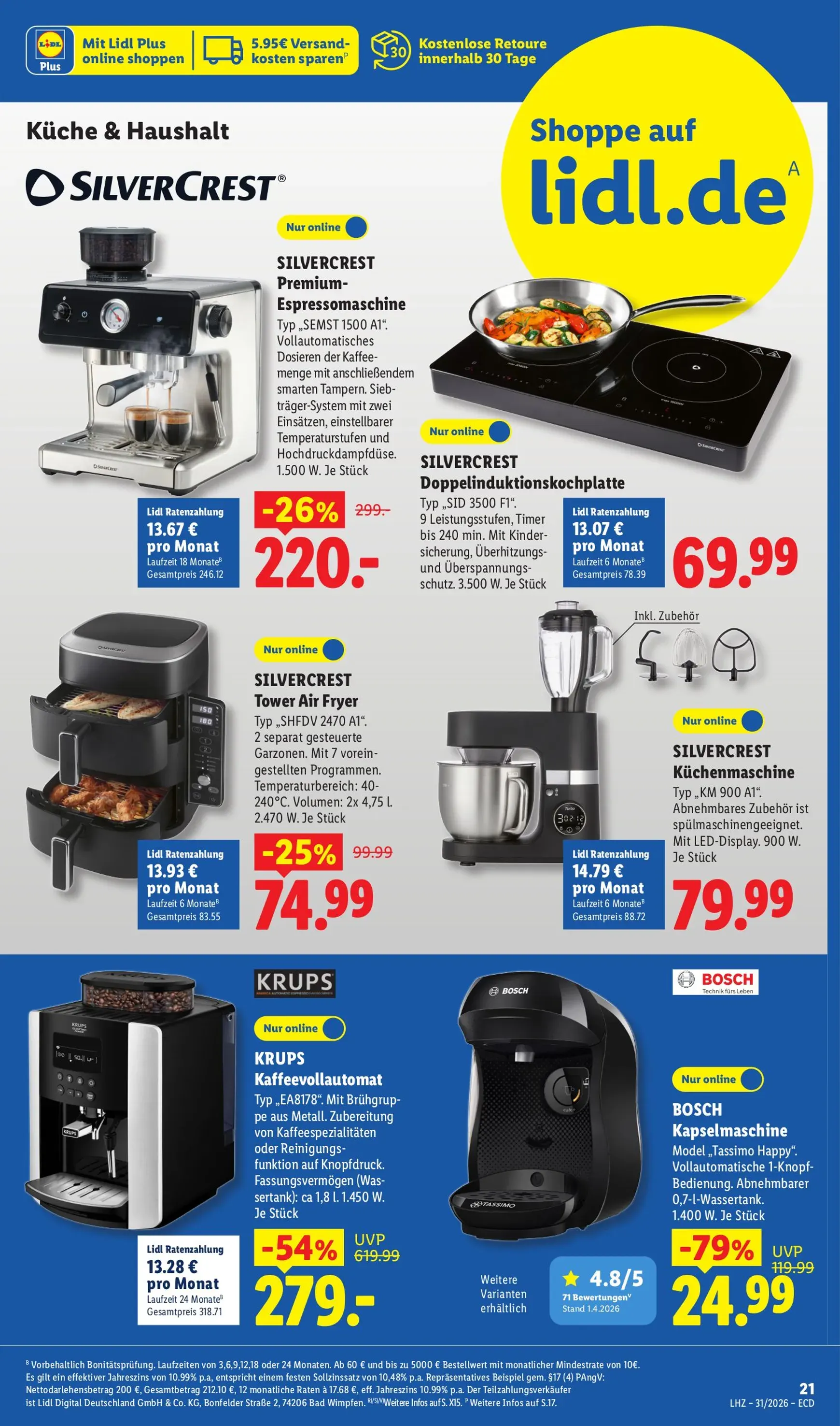 Lidl - Angebot der Woche Prospekt nächste Woche – von Montag 27.07.2026 bis Samstag 01.08.2026 von 27. Juli bis 1. August 2026 - Prospekt seite 13