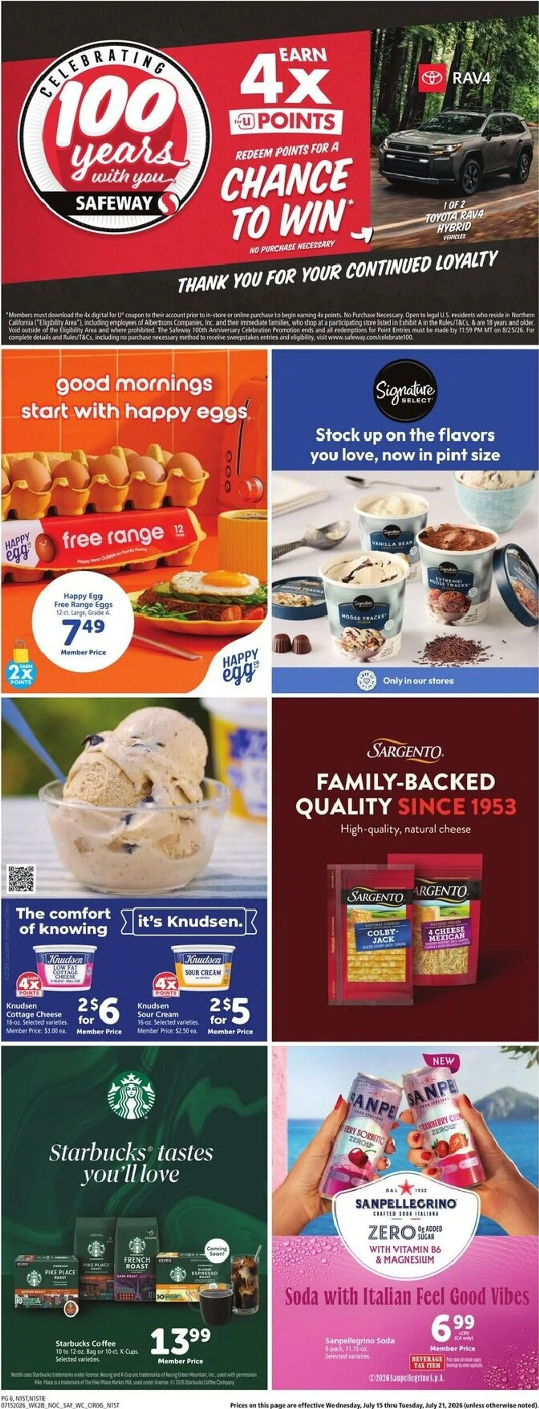 Weekly ad Safeway: Celebrating 100 Years from July 15 to July 21 2026 - Page 6