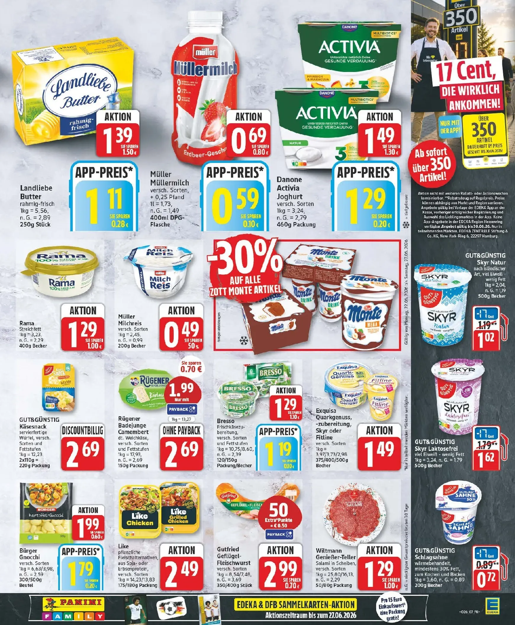 Edeka - Mega Preis der Woche! Prospekt – von Montag 22.06.2026 bis Samstag 27.06.2026 von 22. Juni bis 27. Juni 2026 - Prospekt seite 7
