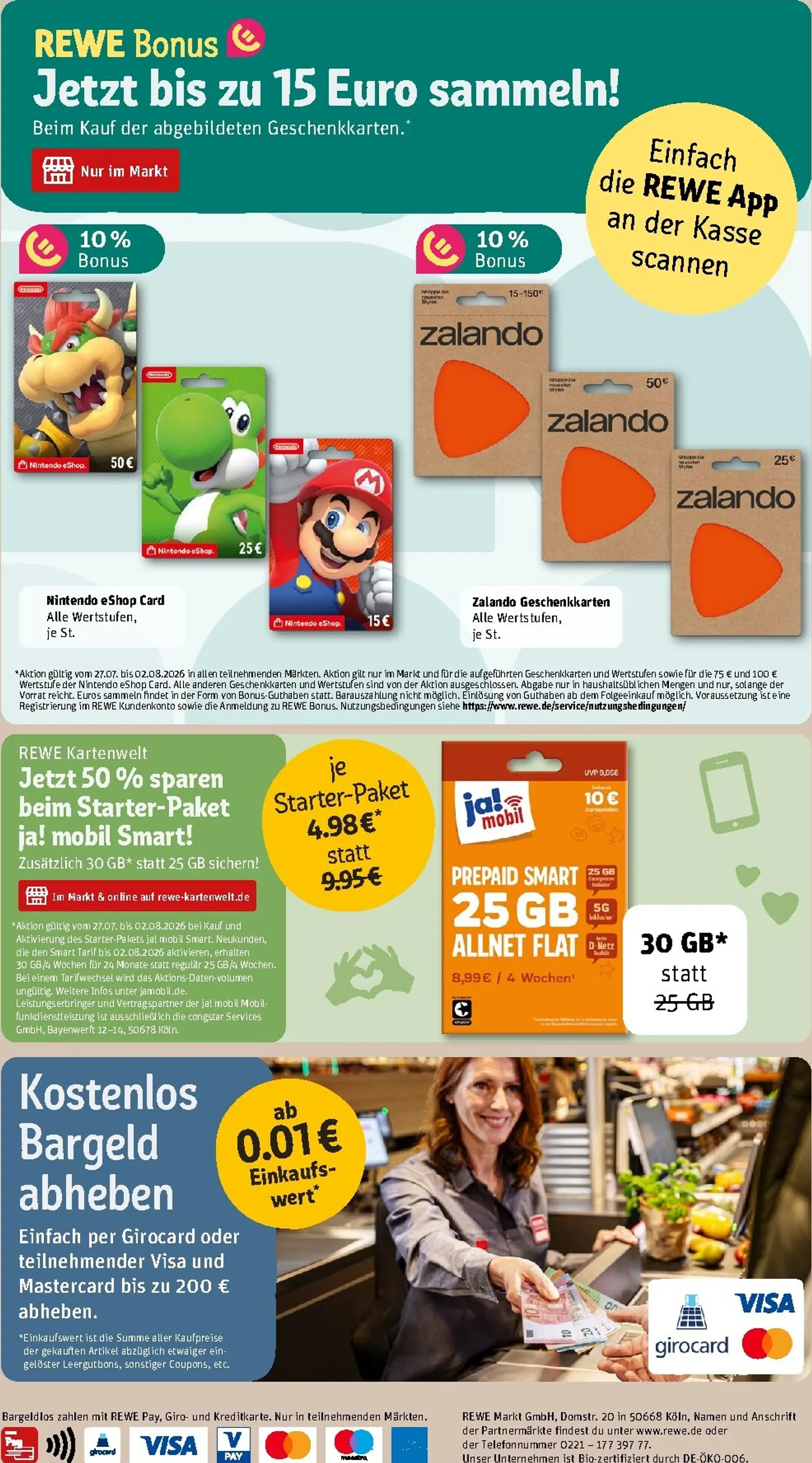 Rewe Prospekt – von Montag 27.07.2026 bis Sonntag 02.08.2026 von 27. Juli bis 2. August 2026 - Prospekt seite 30