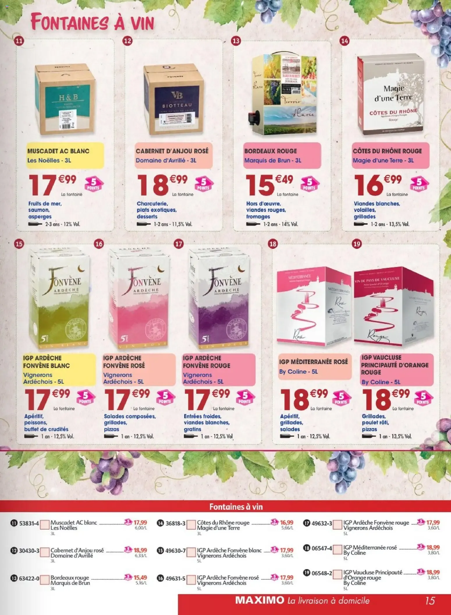 Maximo catalogue epicerie à partir du 24/08/2026 - promo en ligne du 24 août au 27 septembre 2026 - Catalogue page 15