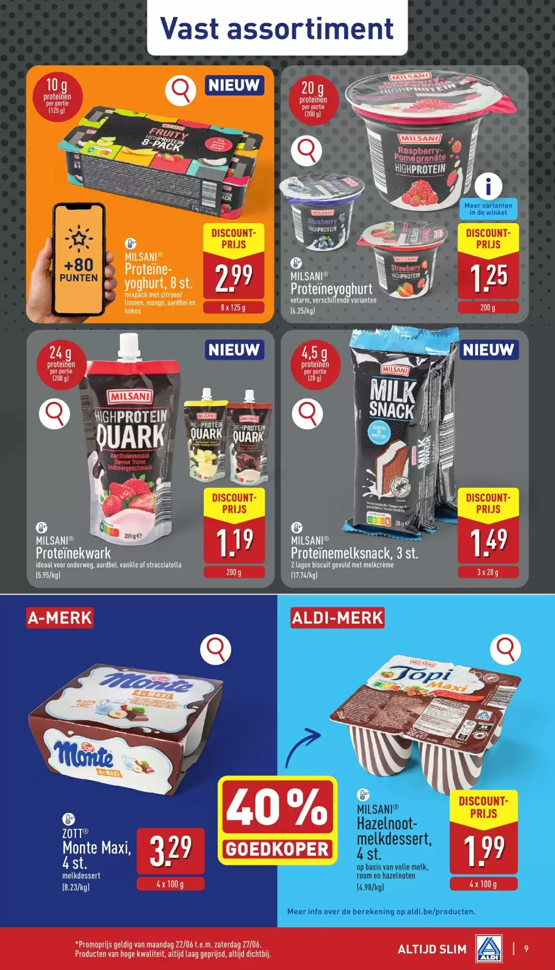 ALDI Folder van ma 22/06 t.e.m. zat 27/06 van 22 juni tot 27 juni 2026 - folder pagina 9