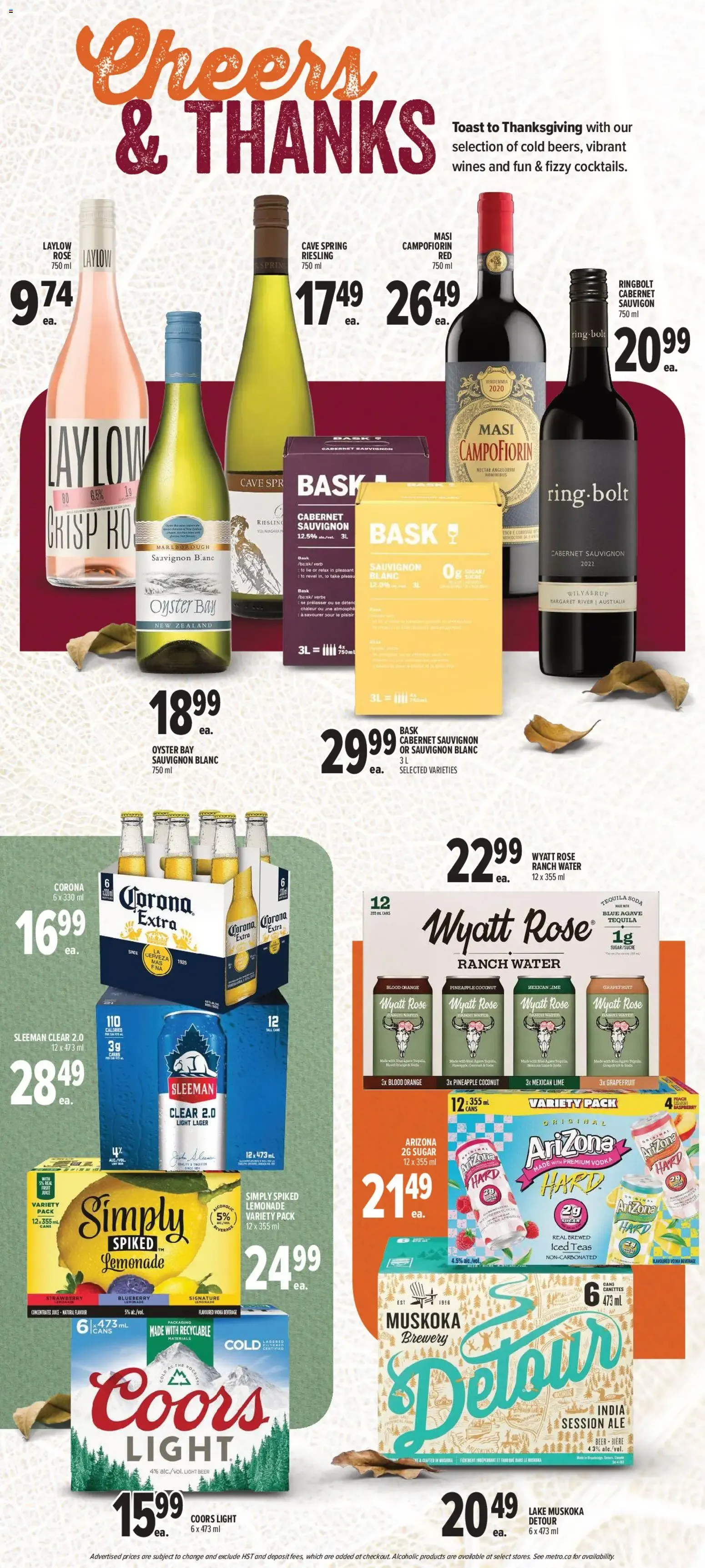 Metro: Get Thanksgiving Ready - Weekly Flyer from October 1 to October 7 2026 - flyer page 13