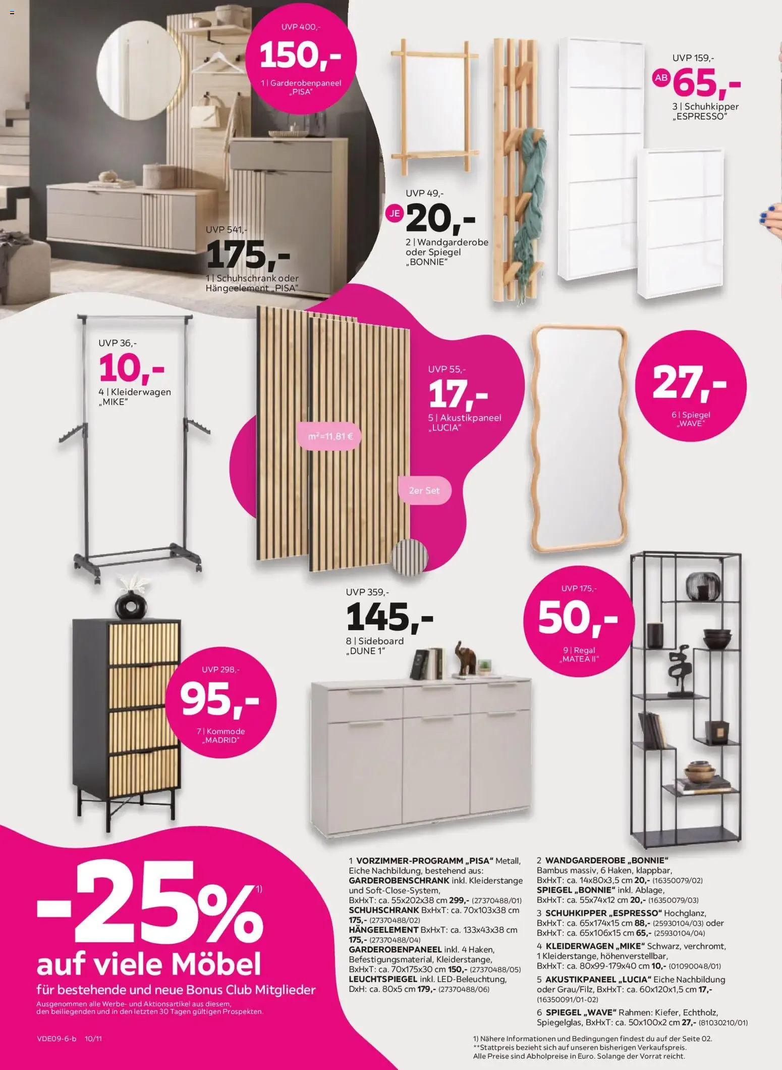 Mömax Pink Shopping: 25% en muebles y 20% en otros productos von 31. August bis 29. September 2026 - Prospekt seite 10