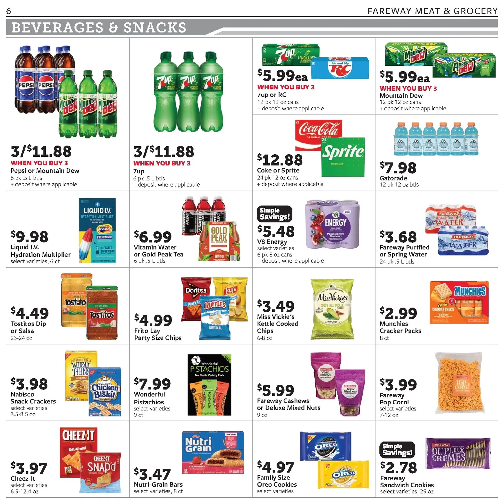 Weekly ad Current Fareway leaflet valid from Monday 06/08/2026 to Saturday 06/13/2026 from June 8 to June 13 2026 - Page 6