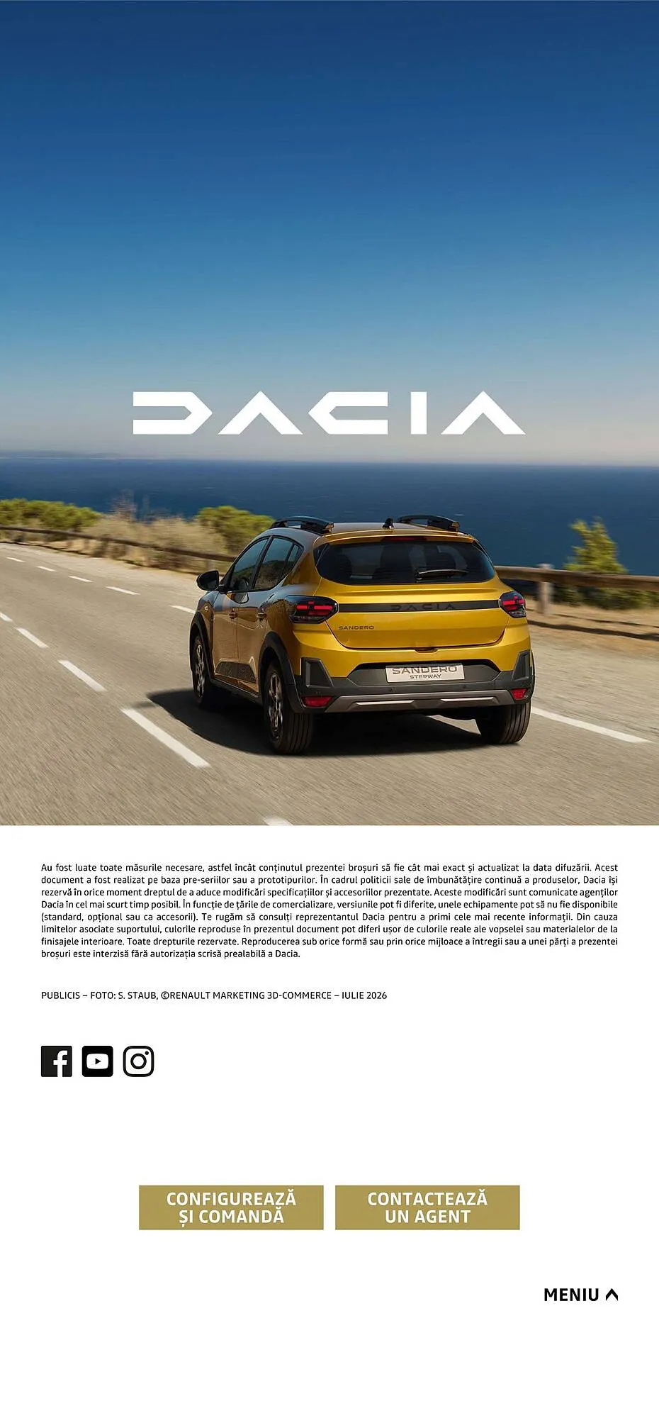 Catalog Catalog Dacia | Sandero de la 12 august până la 31 ianuarie 2027 - Revista Pagina 22