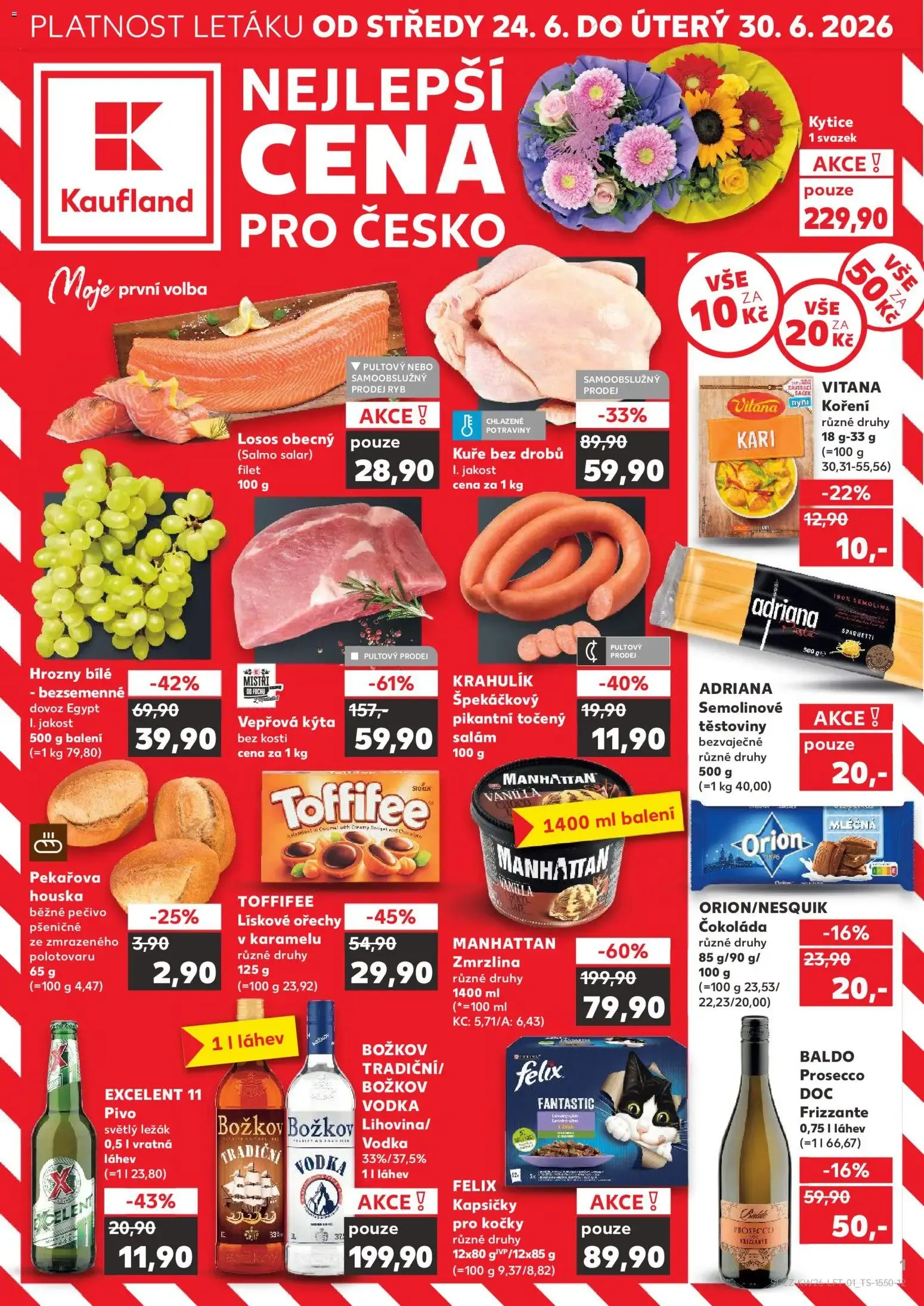 Kaufland leták: Nejlepší cena pro Česko - 24. června 30. června 2026 - Page 1