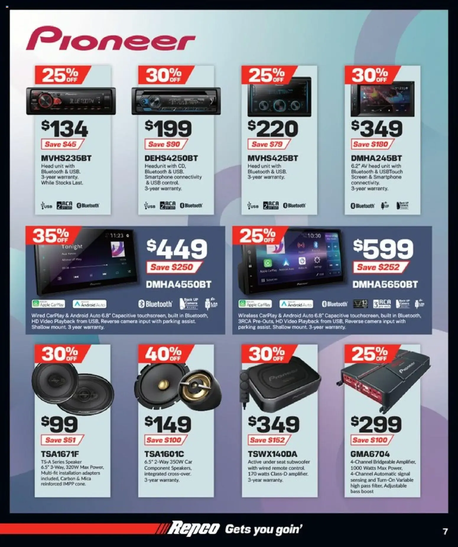 Repco new specials valid 23 Jul 2026 - 2 Aug 2026 from 23 July to 2 August 2026 - Catalogue Page 7
