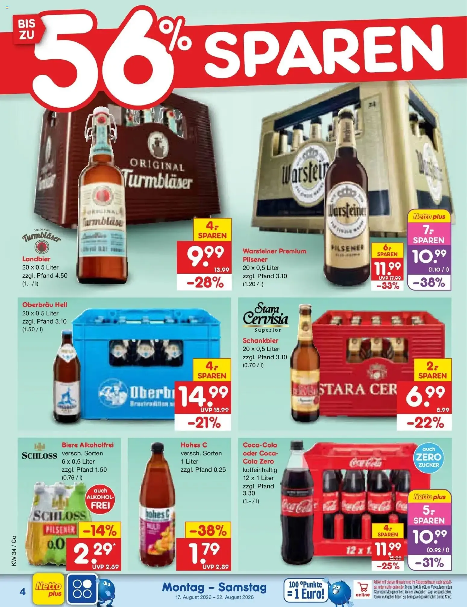 Netto Marken-Discount Prospekt Bitterfeld-Wolfen (ab 17.08.2026) » Angebote von 17. August bis 22. August 2026 - Prospekt seite 6