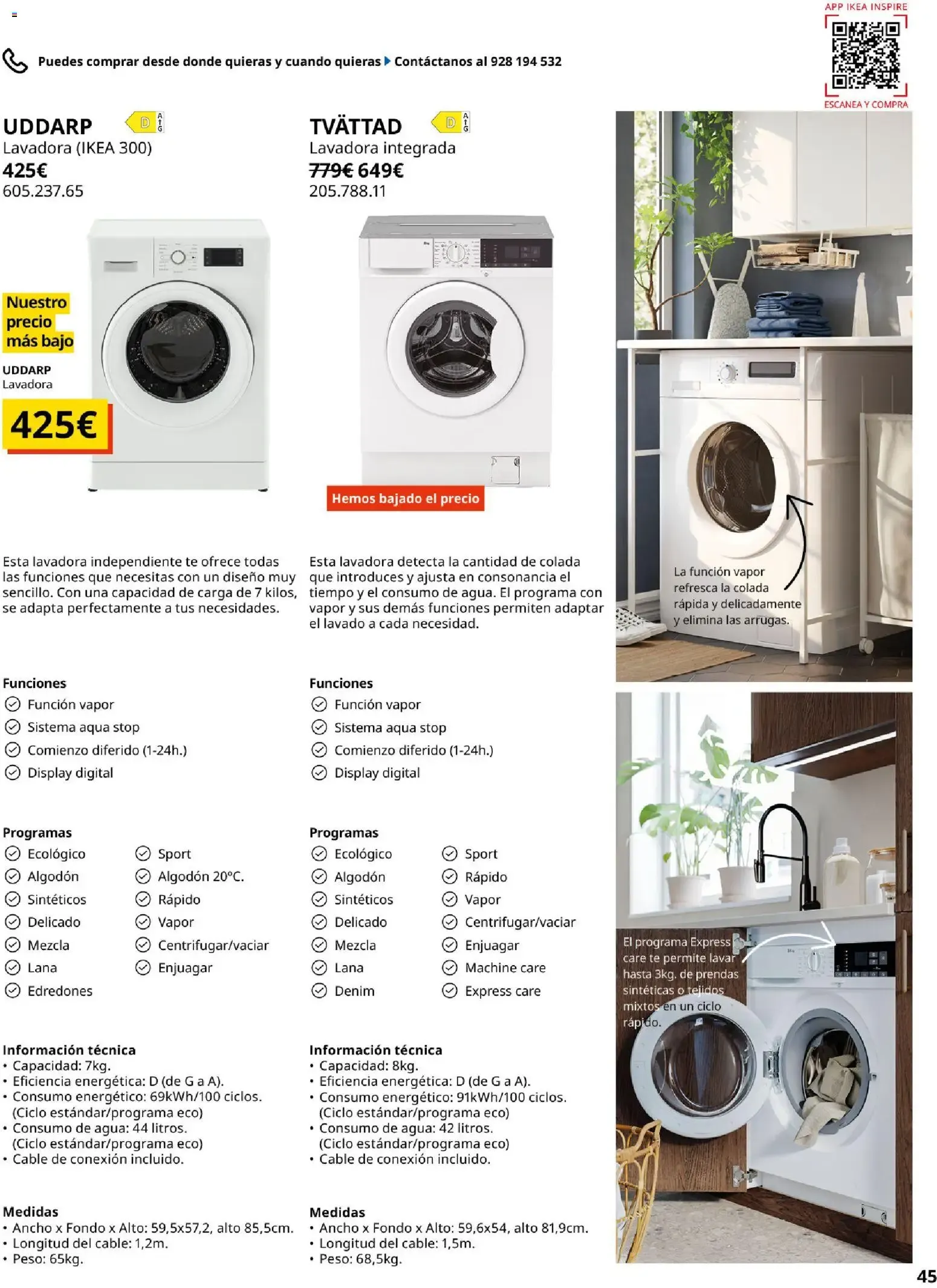 Catálogo de Guía de Compra Electrodomésticos IKEA 7 de mayo al 31 de agosto 2026 - Página 45