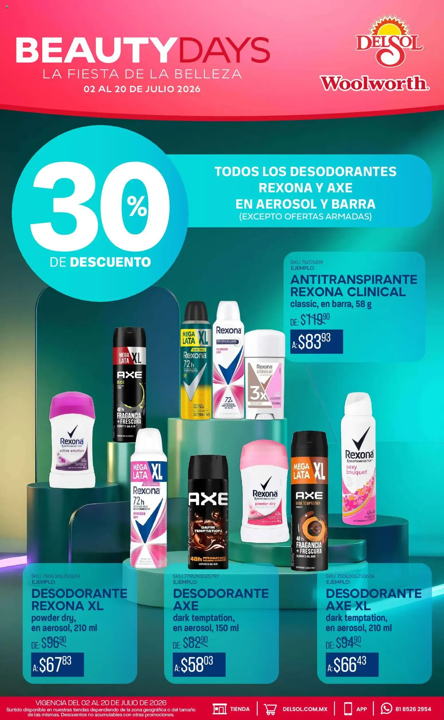 Catálogo de Del Sol y Woolworth katalog Beauty Days (02/07/2026 - 20/07/2026) - catálogo en línea 2 de julio al 20 de julio 2026 - Pagina 6