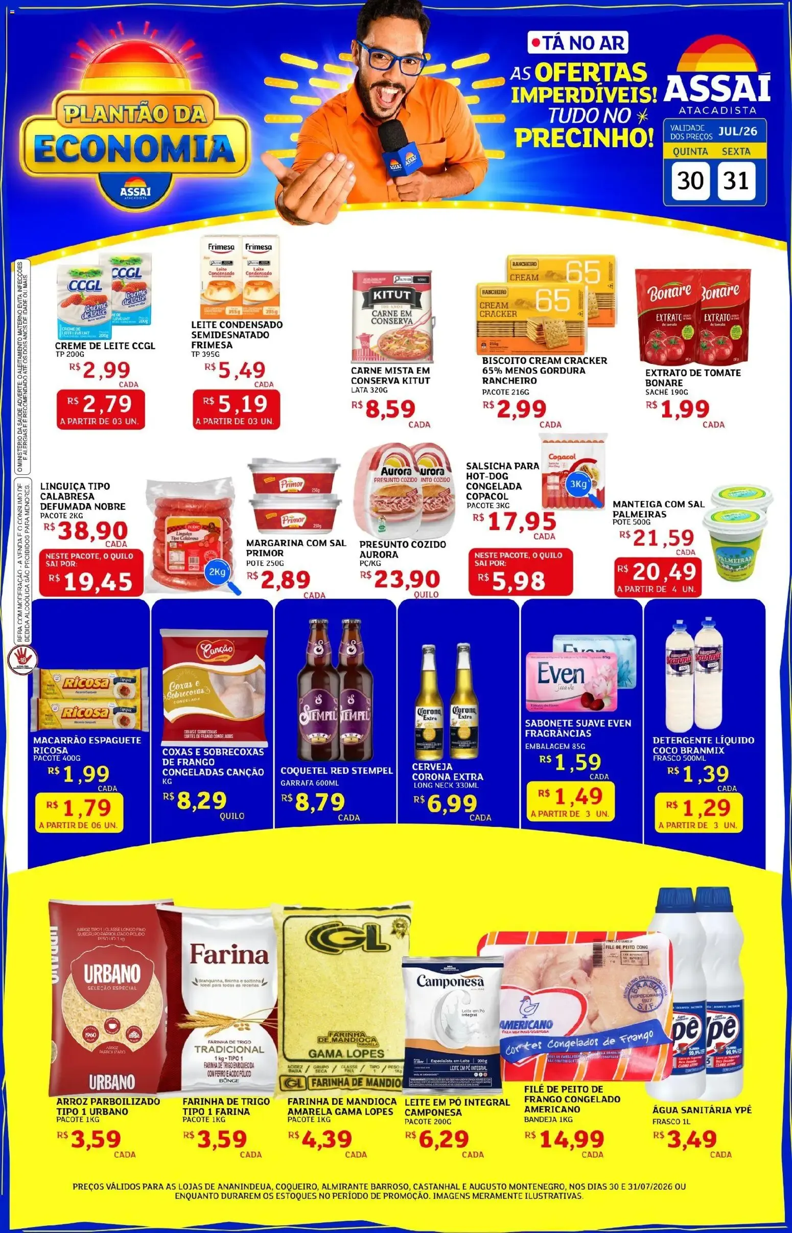 Encarte de Assaí Atacadista ofertas - PA de 30/07/2026 | Promoções Online 30 de julho até 31 de julho 2026 - Pagina 1