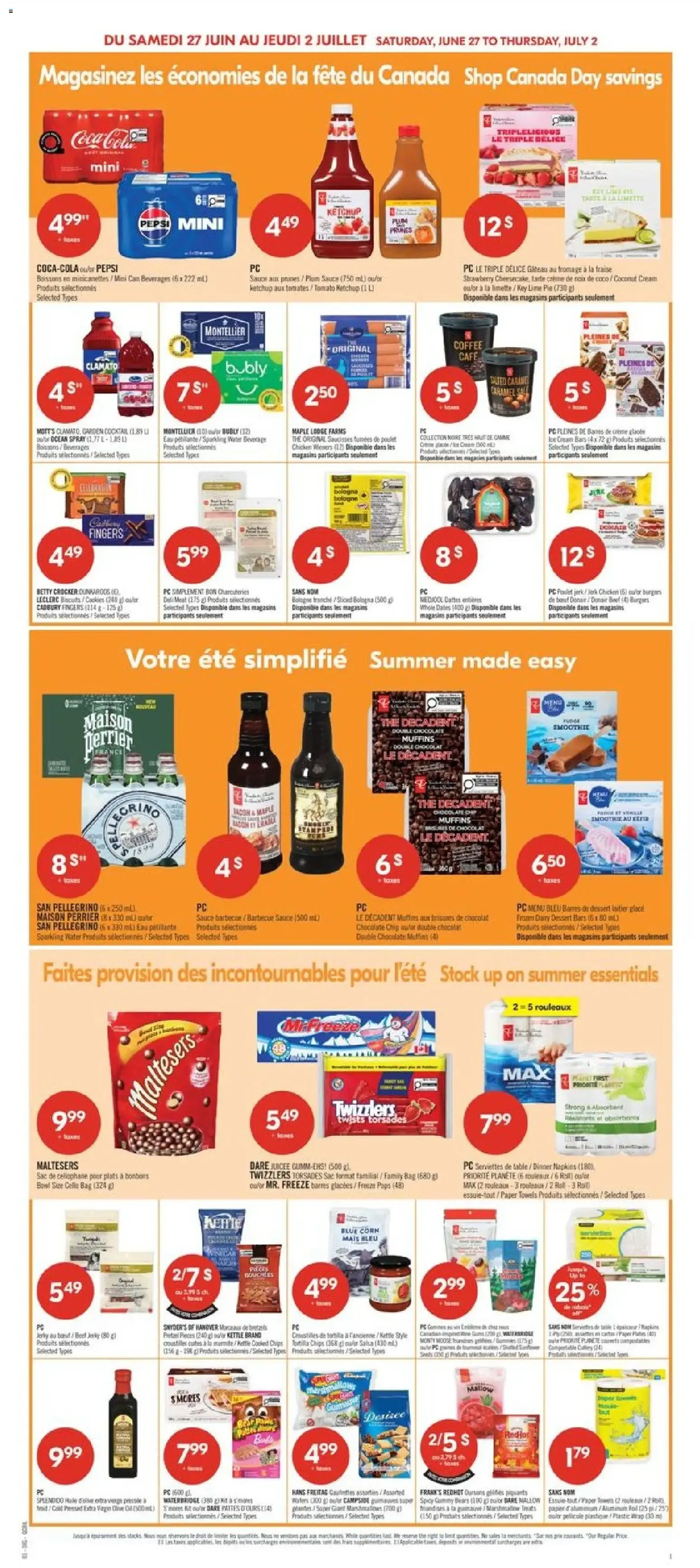 Solde de 2 jours / 2 Day Sale from June 27 to June 28 2026 - flyer page 9