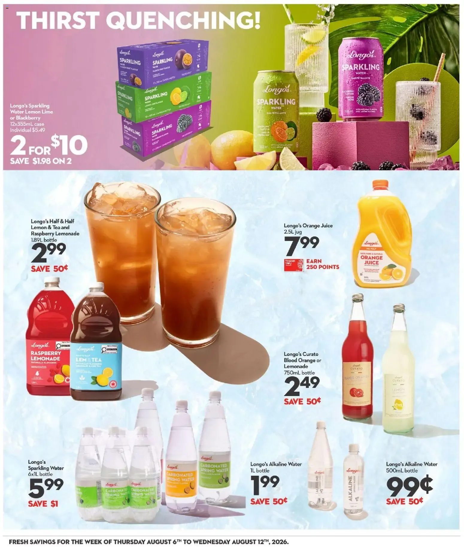 Longo's weekly flyer / circulaire from August 6 to August 12 2026 - flyer page 15