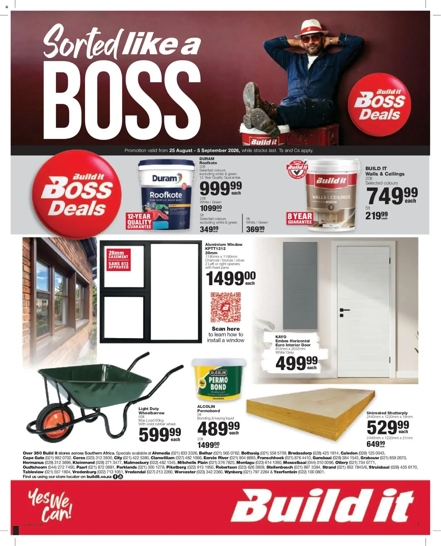 Sorted like a BOSS / Build it BOSS Deals from 25 August to 5 September 2026 - Catalogue Page 1