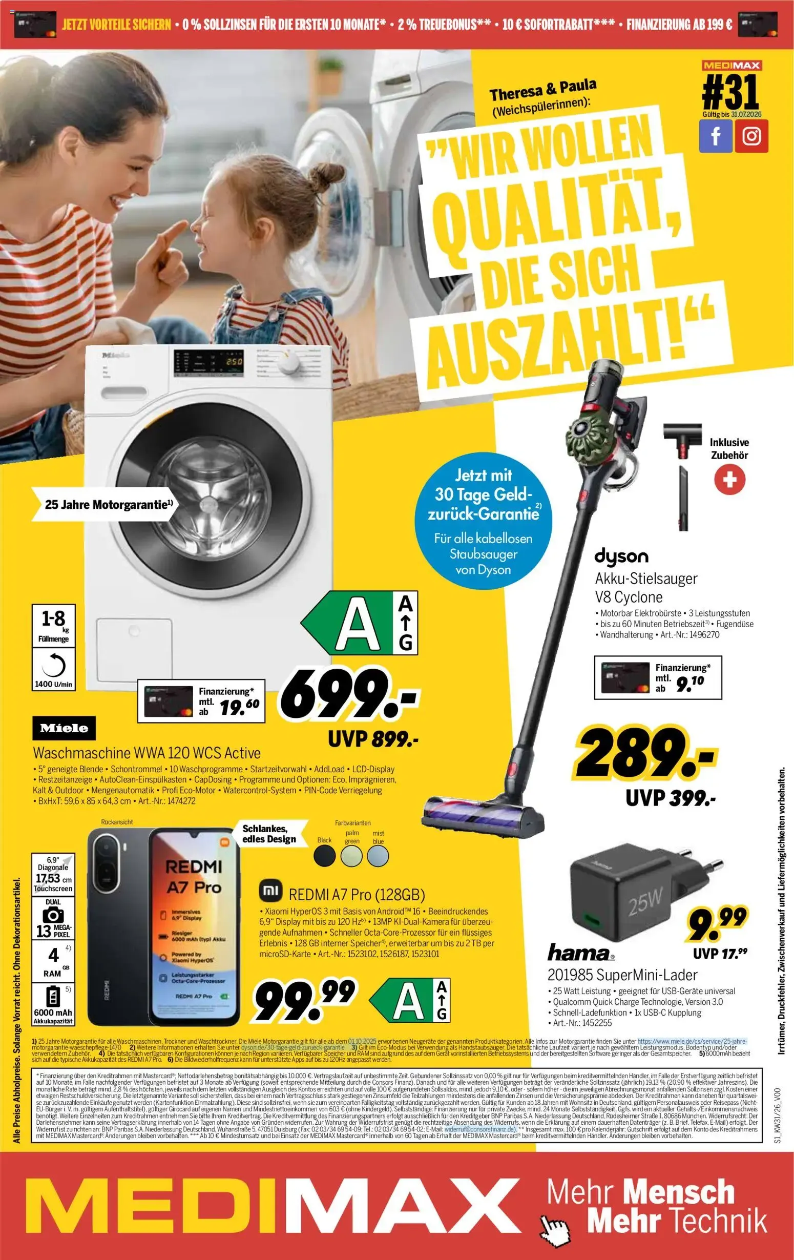 Medimax #31 von 25. Juli bis 31. Juli 2026 - Prospekt seite 1