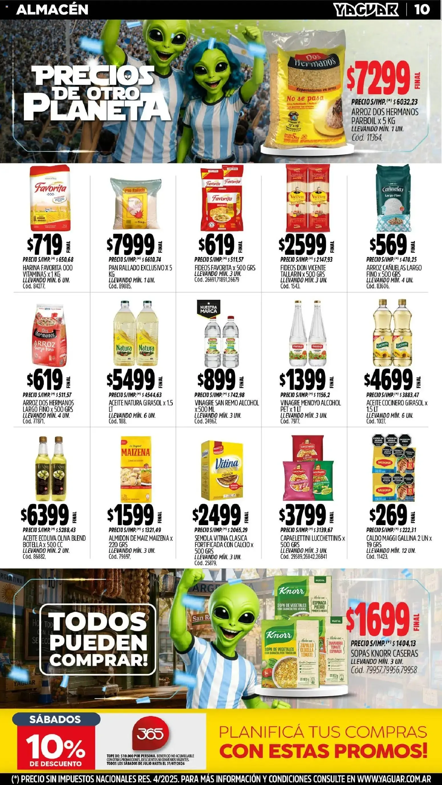 Ofertas de Yaguar - Oferta Semanal Mar del Plata del 29/06/2026 - 04/07/2026 29 de junio al 4 de julio 2026 - Página 10 del catálogo