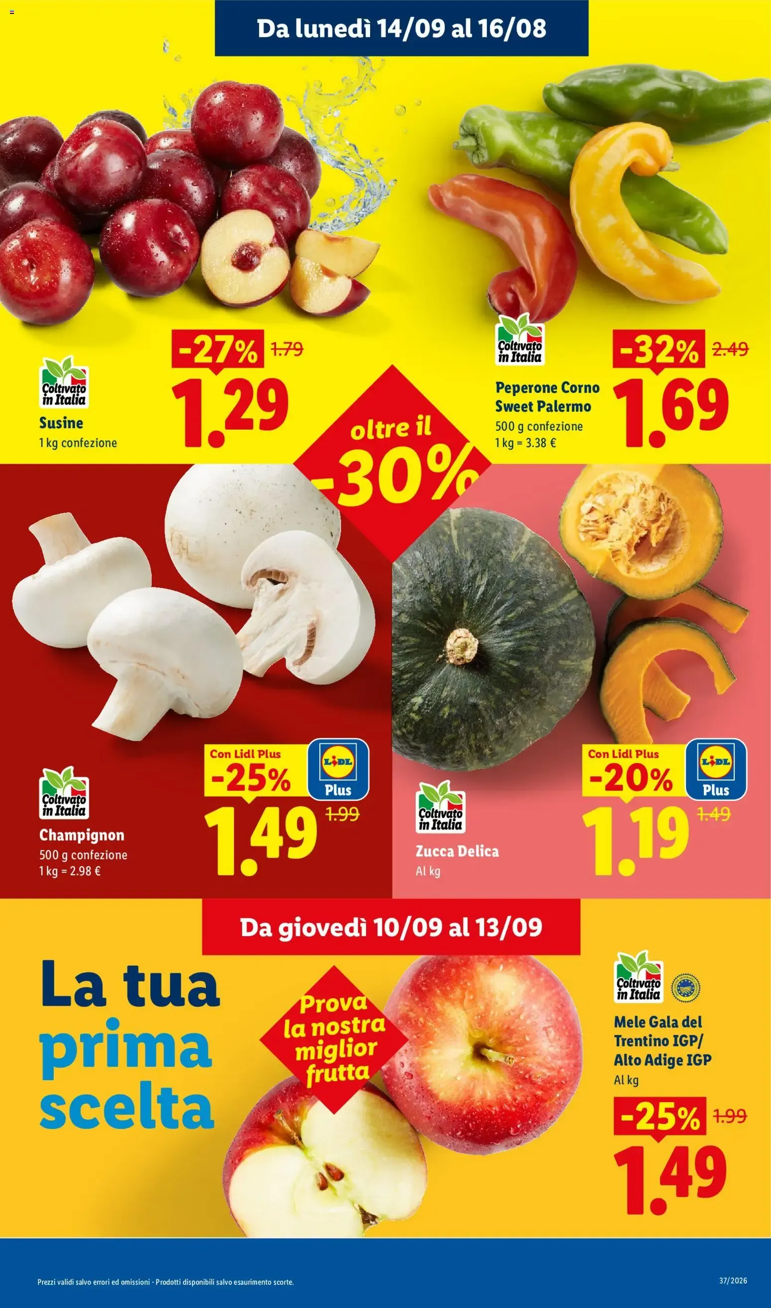 LIDL - Una freschezza che vale davvero. da 10 settembre a 16 settembre di 2026 - Pagina del volantino 5