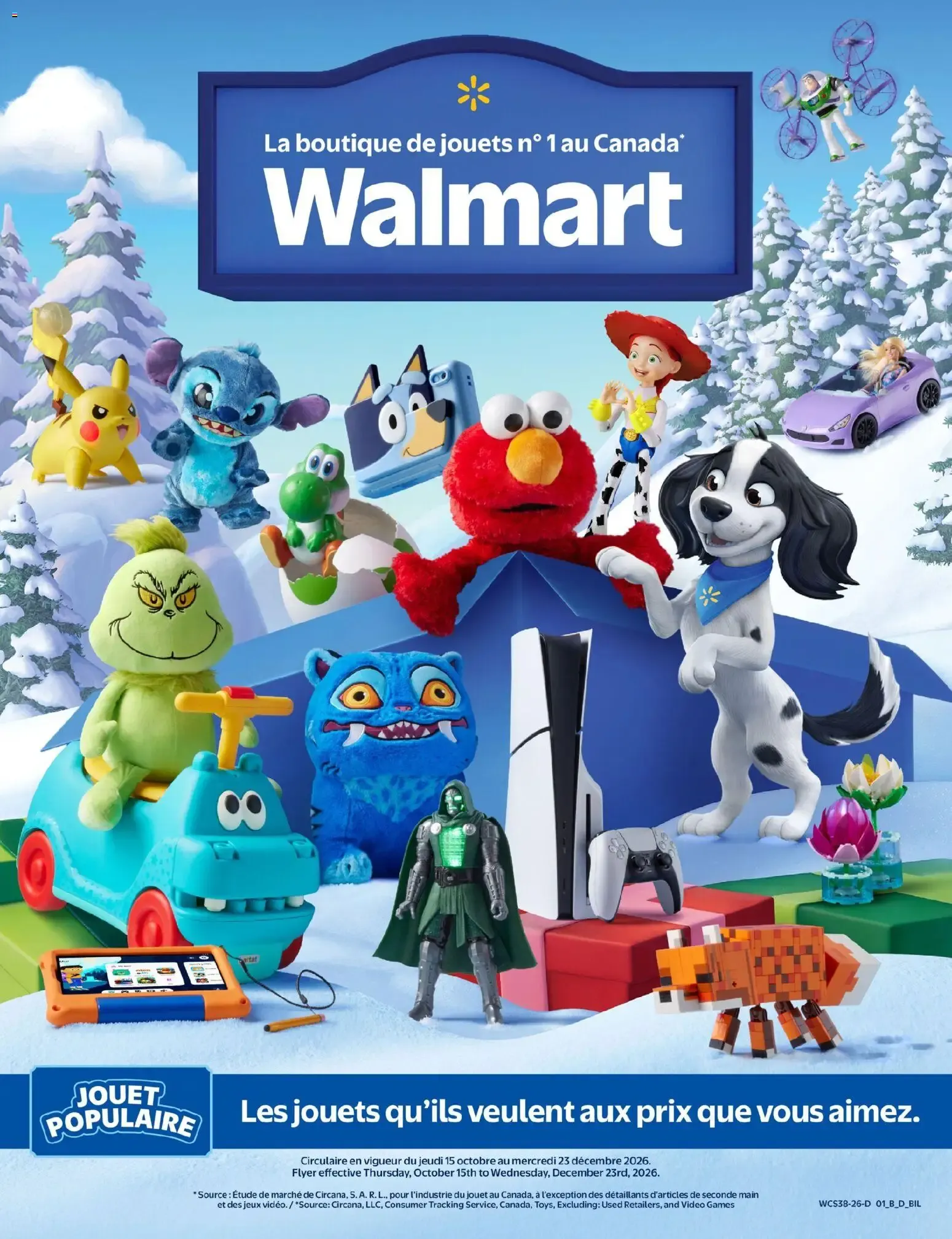 Walmart circulaire - Livret des jouets from Oct 15, 2026 > weekly specials & deals