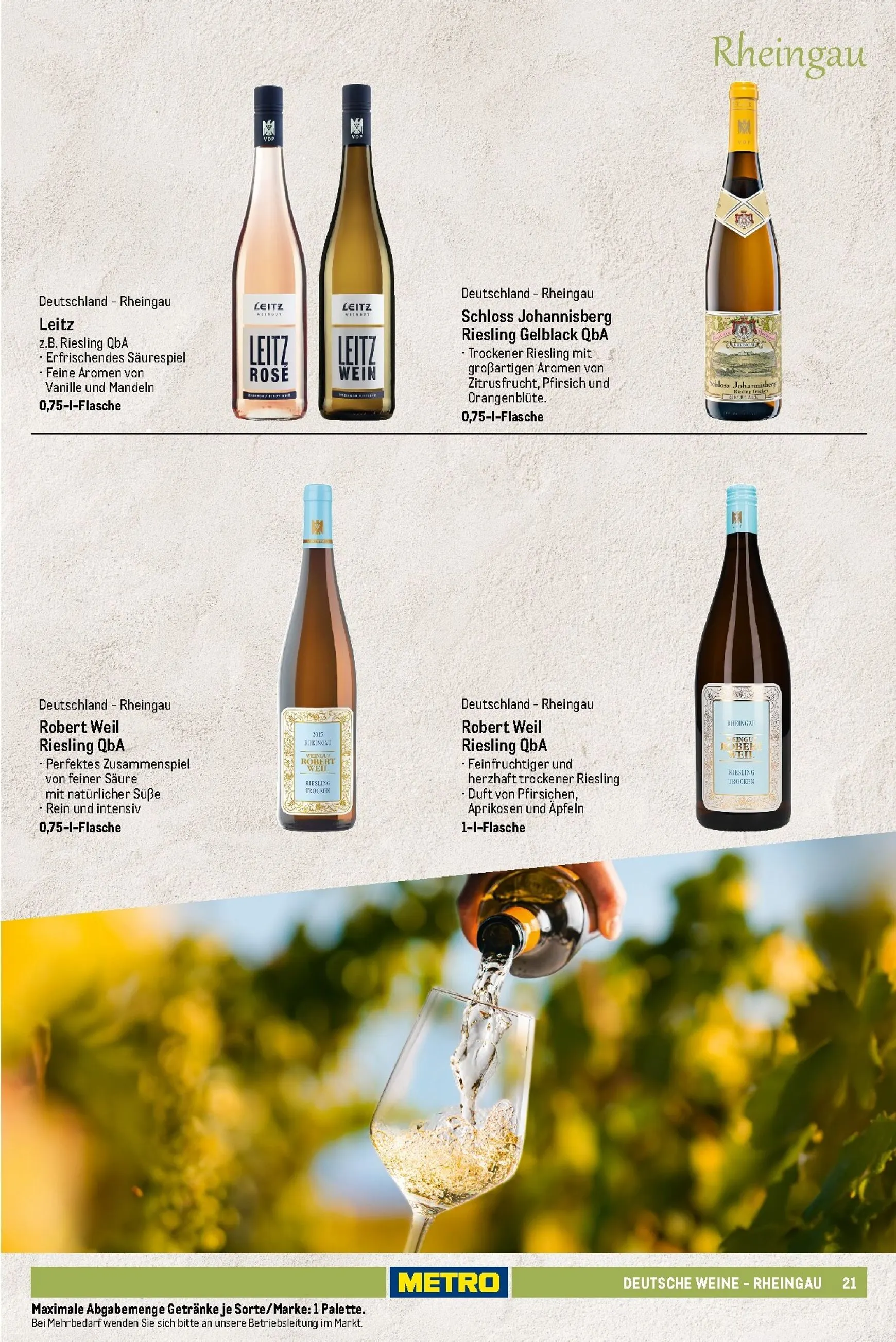 Sortimentskatalog Wein und Sekt für die perfekte Weinkarte von 1. November bis 30. September 2026 - Prospekt seite 22