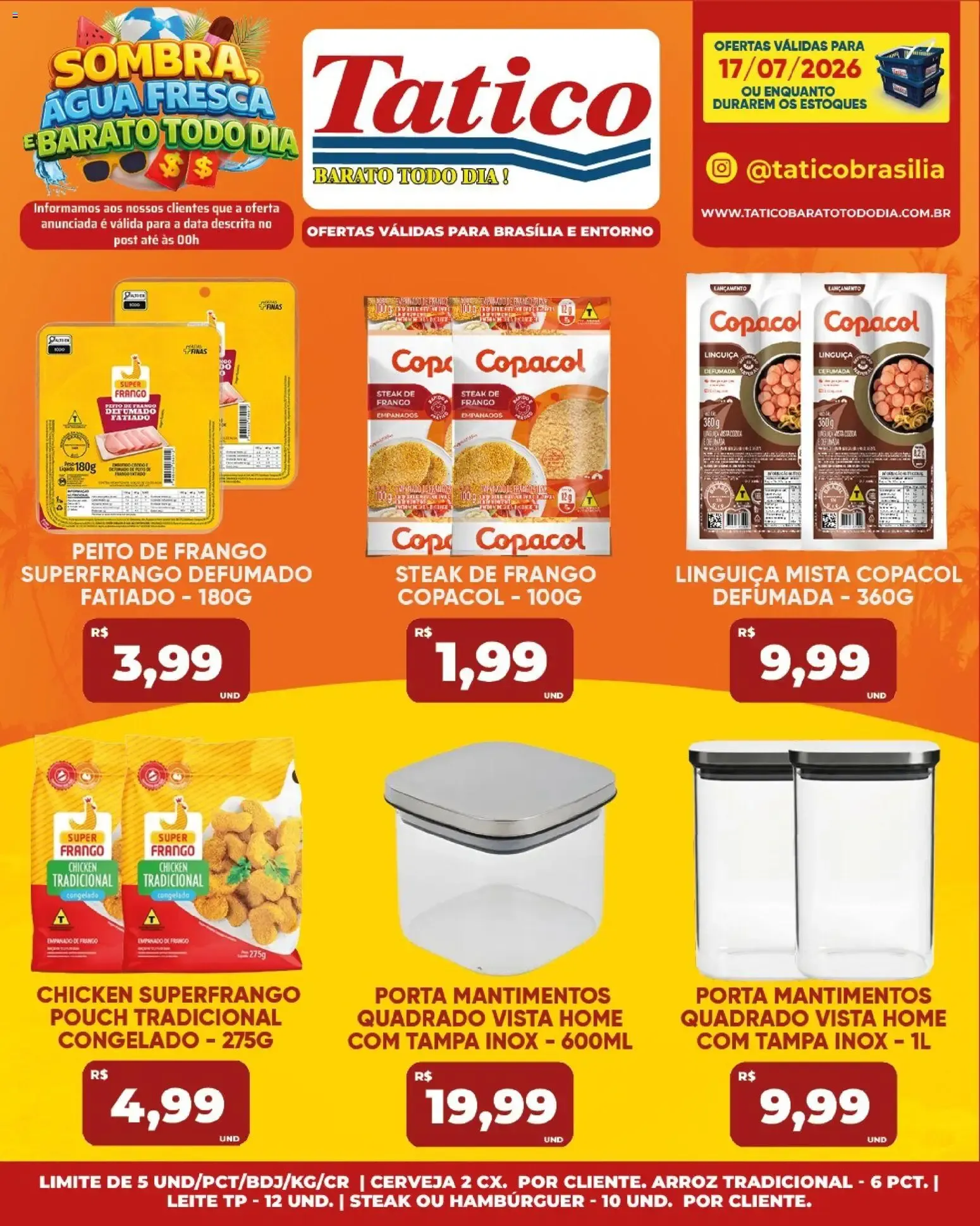 Encarte de Tatico ofertas do Dia de 17/07/2026 | Promoções Online 17 de julho até 17 de julho 2026 - Pagina 17