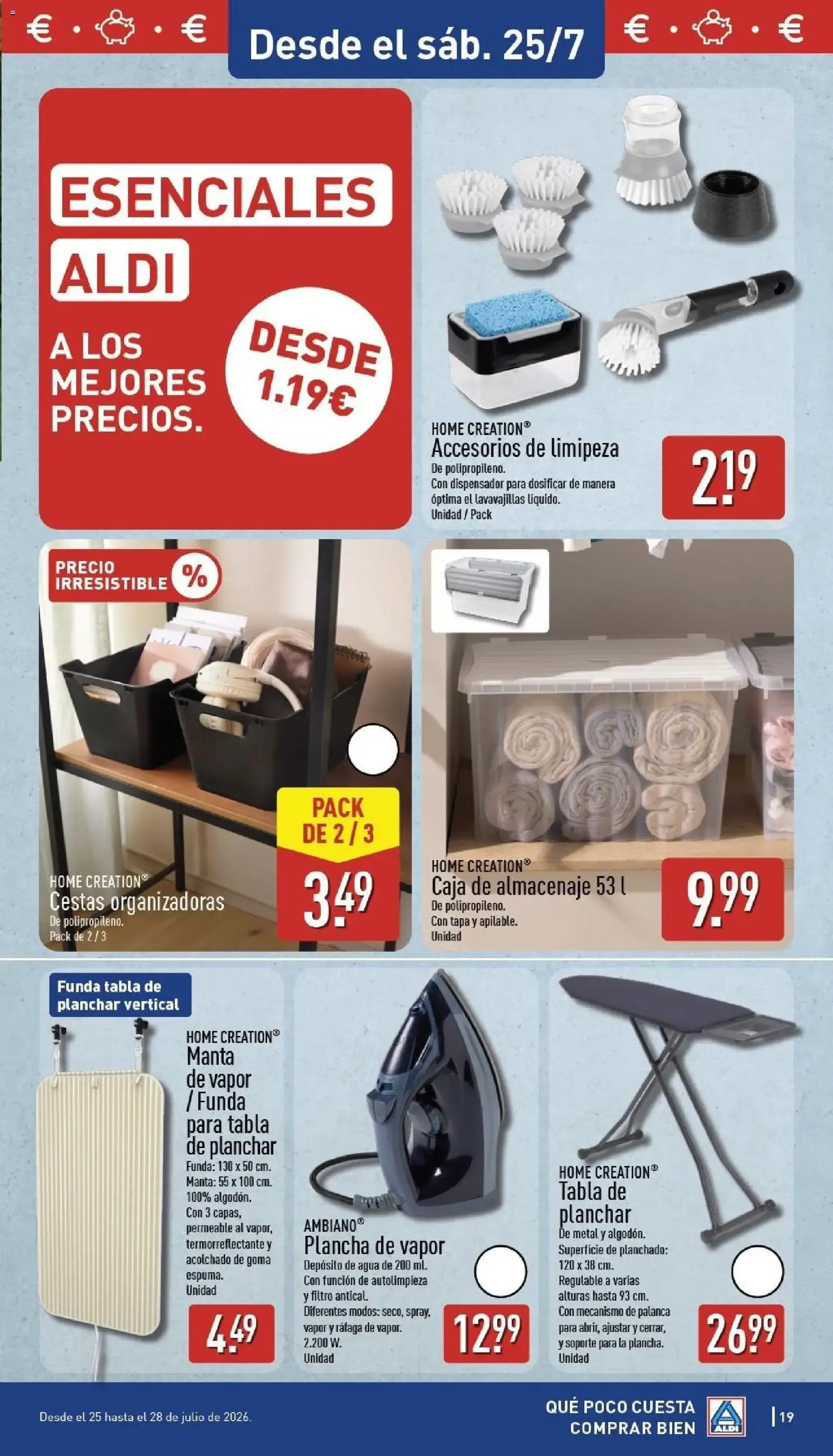 Catálogo de Aldi: Frescura a precios para tirarse a la piscina 20 de julio al 26 de julio 2026 - Página 19