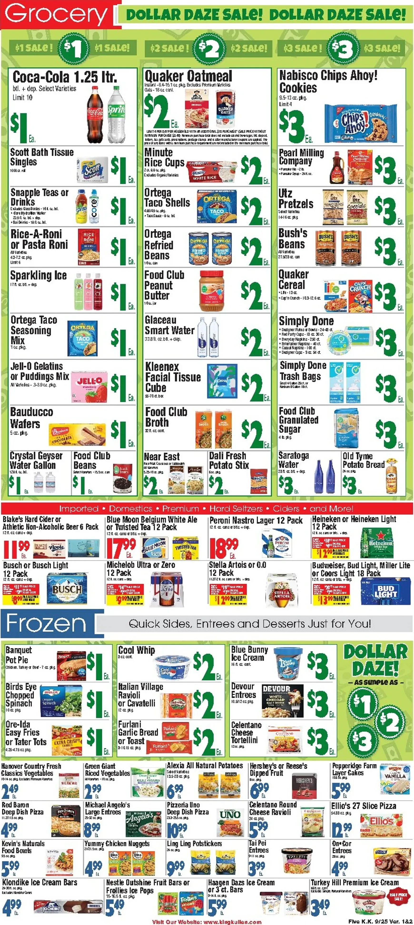 Weekly ad Current King Kullen leaflet valid from Friday 09/25/2026 to Thursday 10/01/2026 from September 25 to October 1 2026 - Page 5