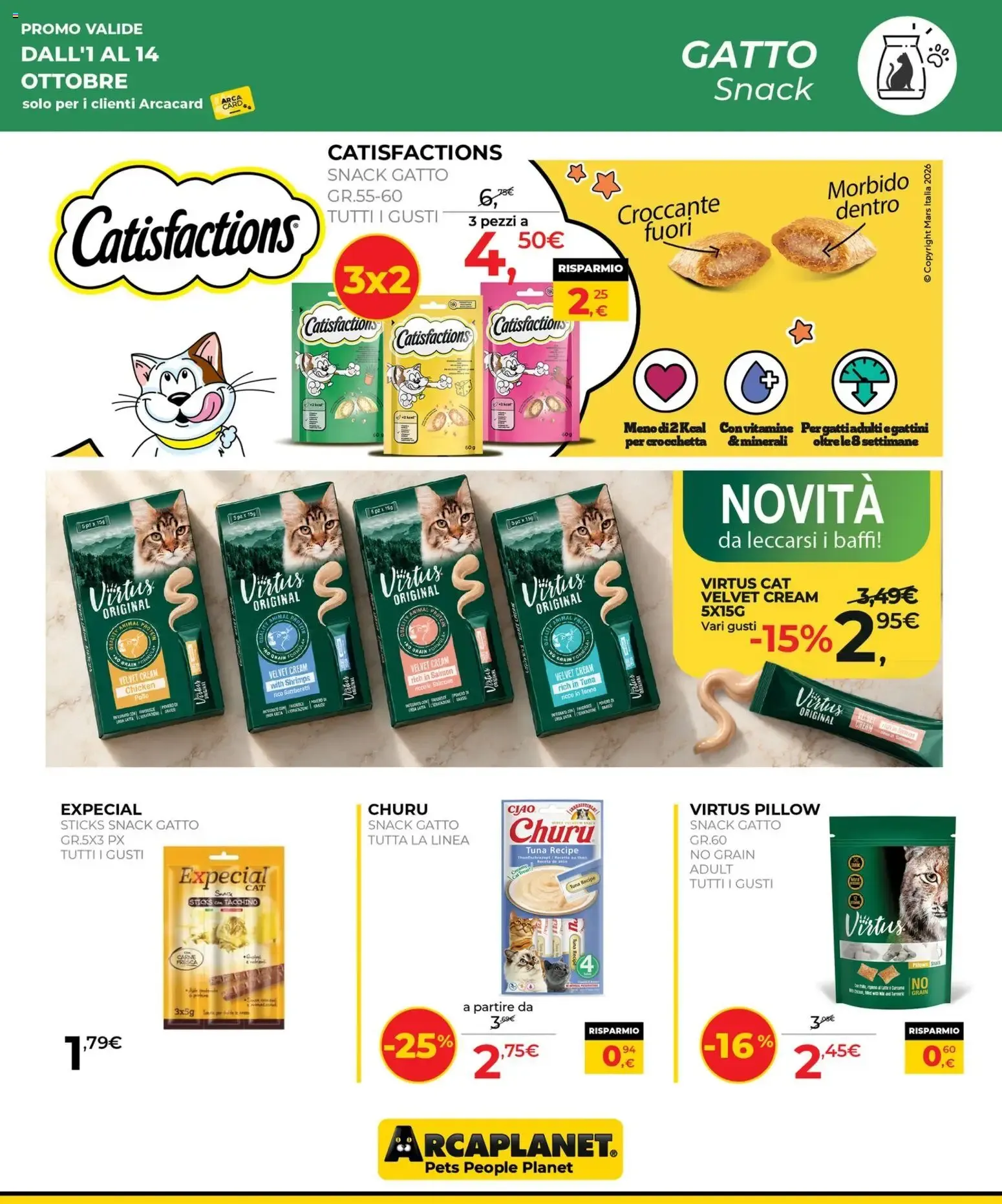 Arcaplanet volantino anteprima dal 01/10 2026 - offerte settimana da 1 ottobre a 14 ottobre di 2026 - Pagina del volantino 11