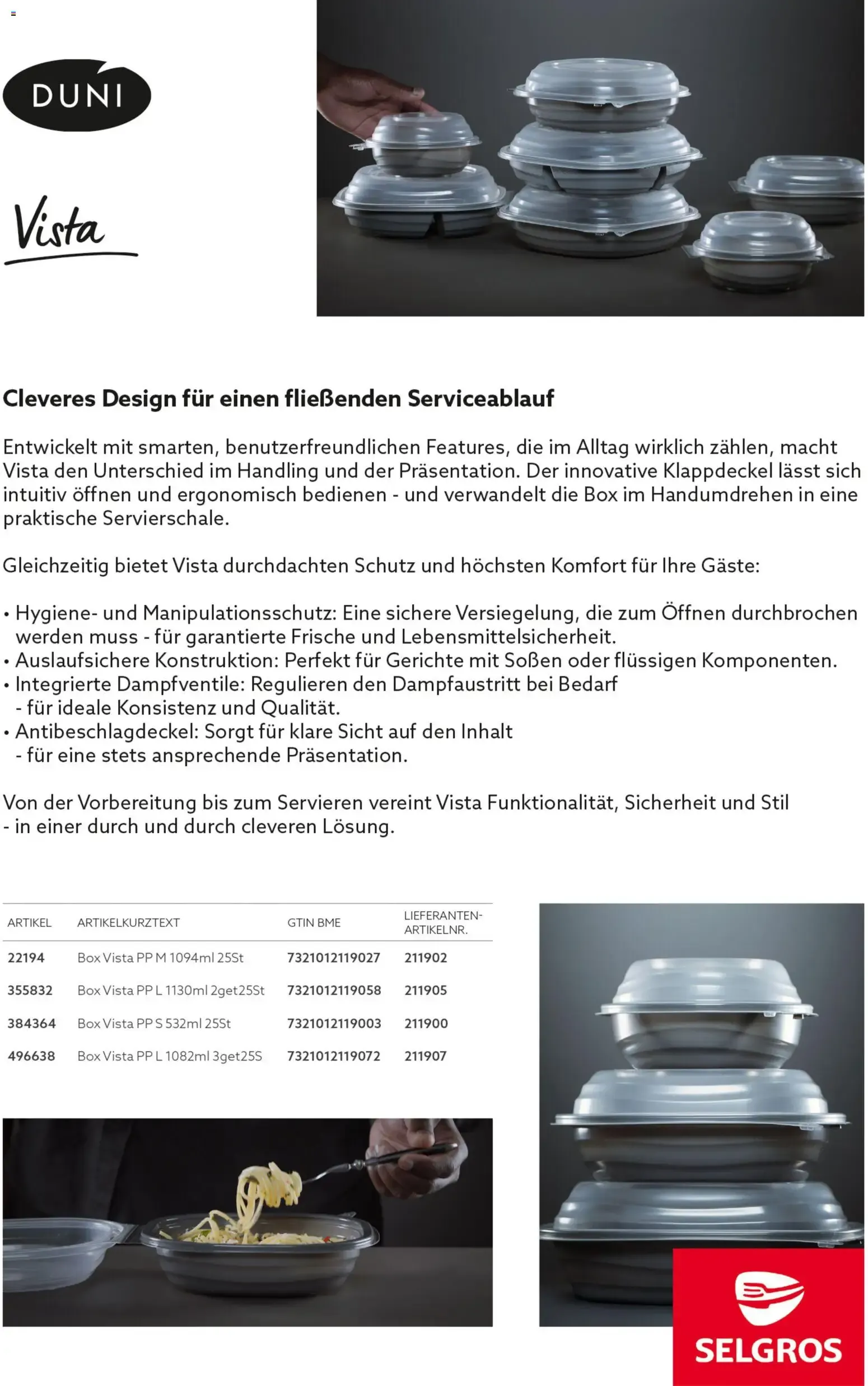 Duni Vista - Die smarte Take-away-Box für jede Mahlzeit von 12. August bis 30. September 2026 - Prospekt seite 2