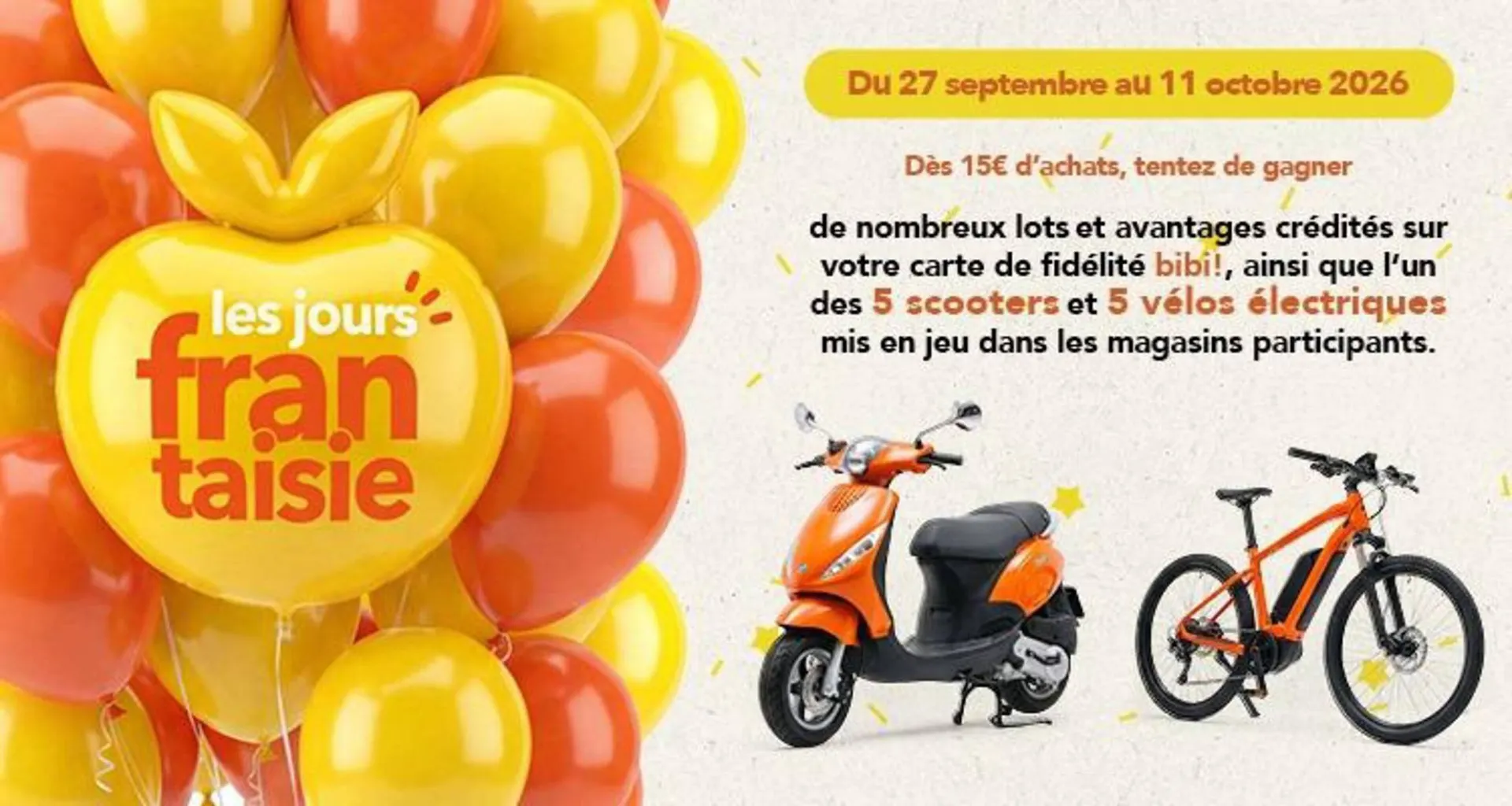 Les jours frantaisie du 27 septembre au 11 octobre 2026 - Catalogue page 1