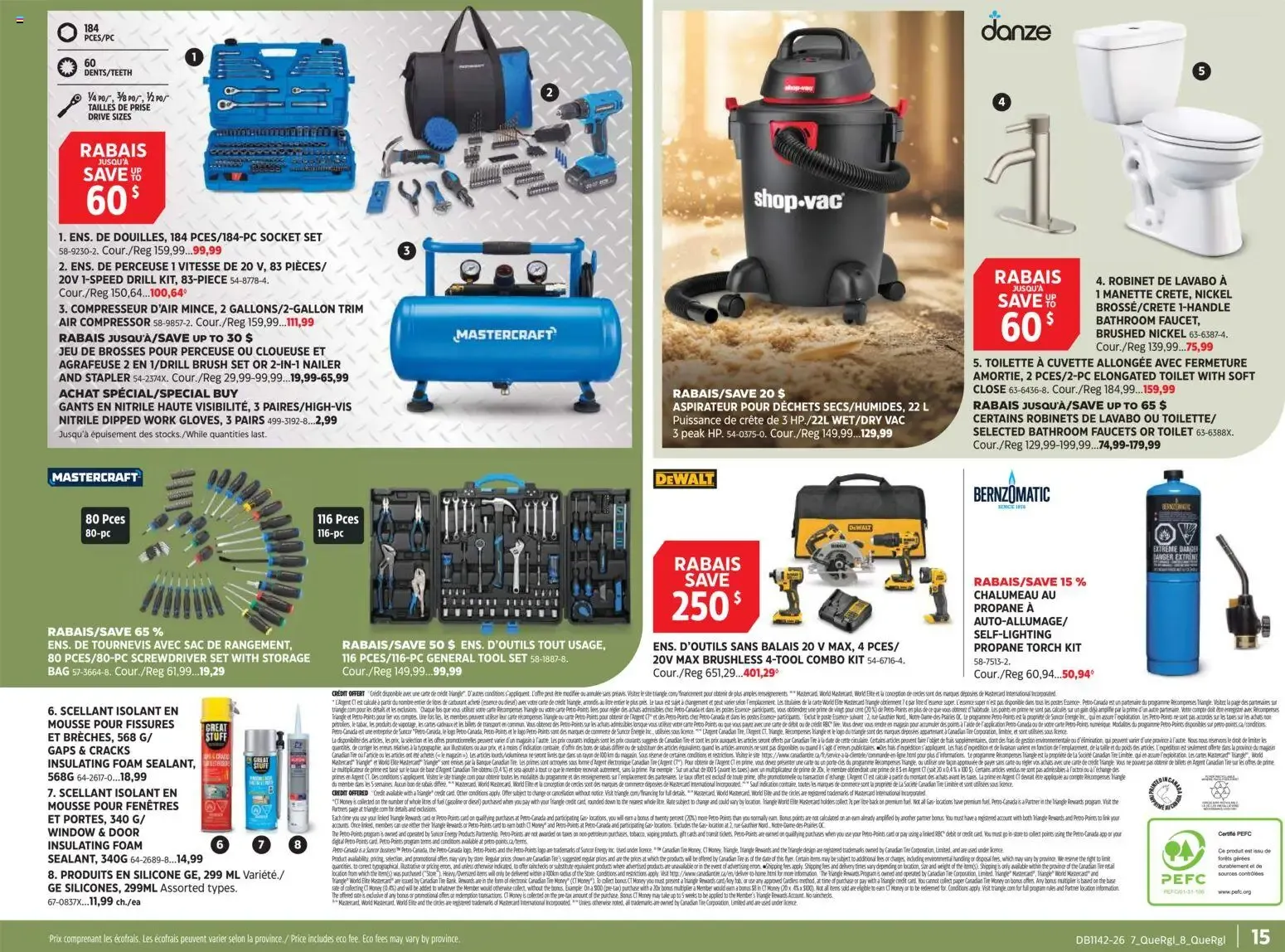 Canadian Tire circulaire - Le guide ultime pour la maison from Oct 15, 2026 > weekly specials & deals from October 15 to November 4 2026 - flyer page 16