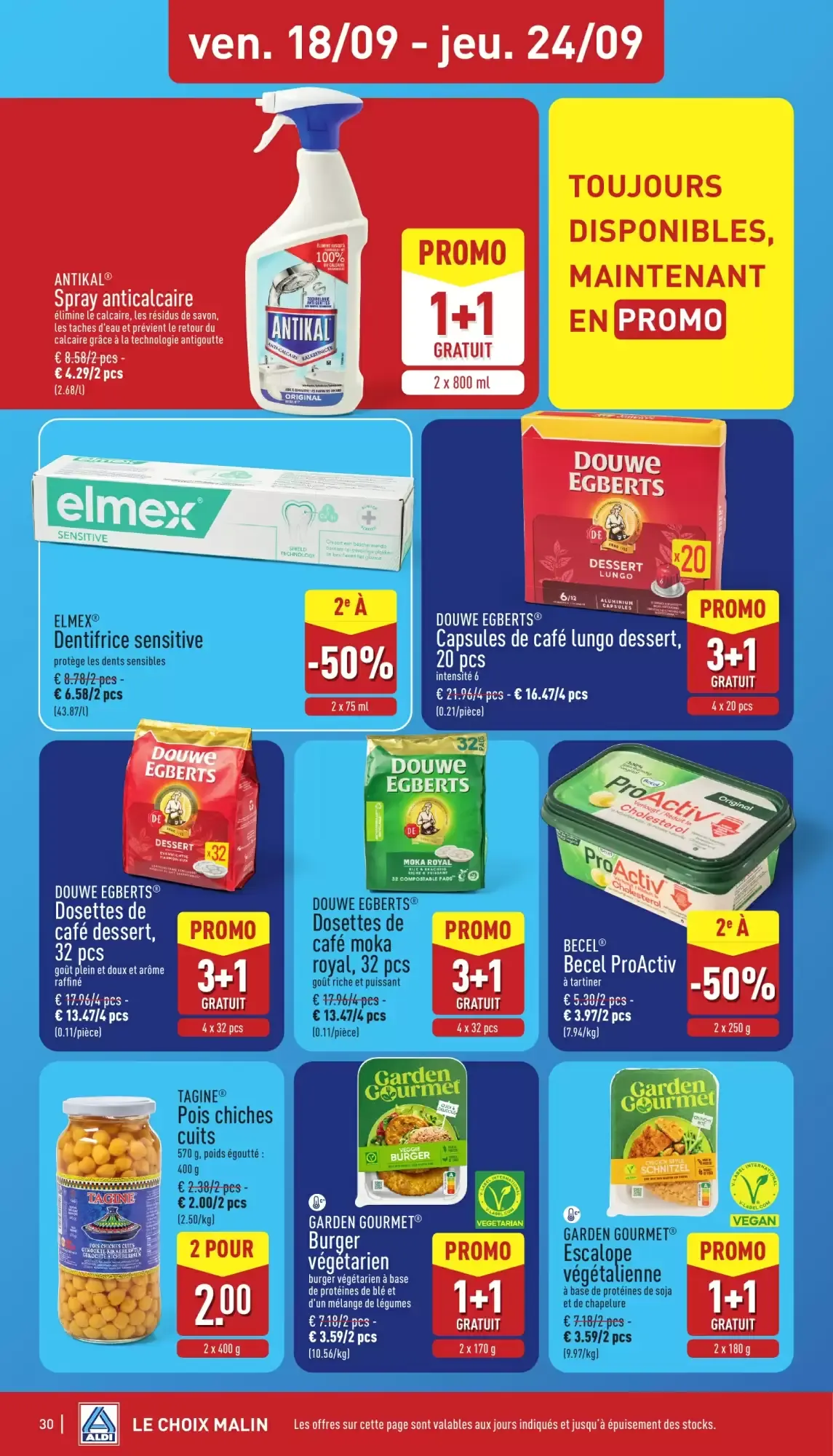 ALDI Dépliant du 14/09 au 19/09 van 14 september tot 19 september 2026 - folder pagina 30