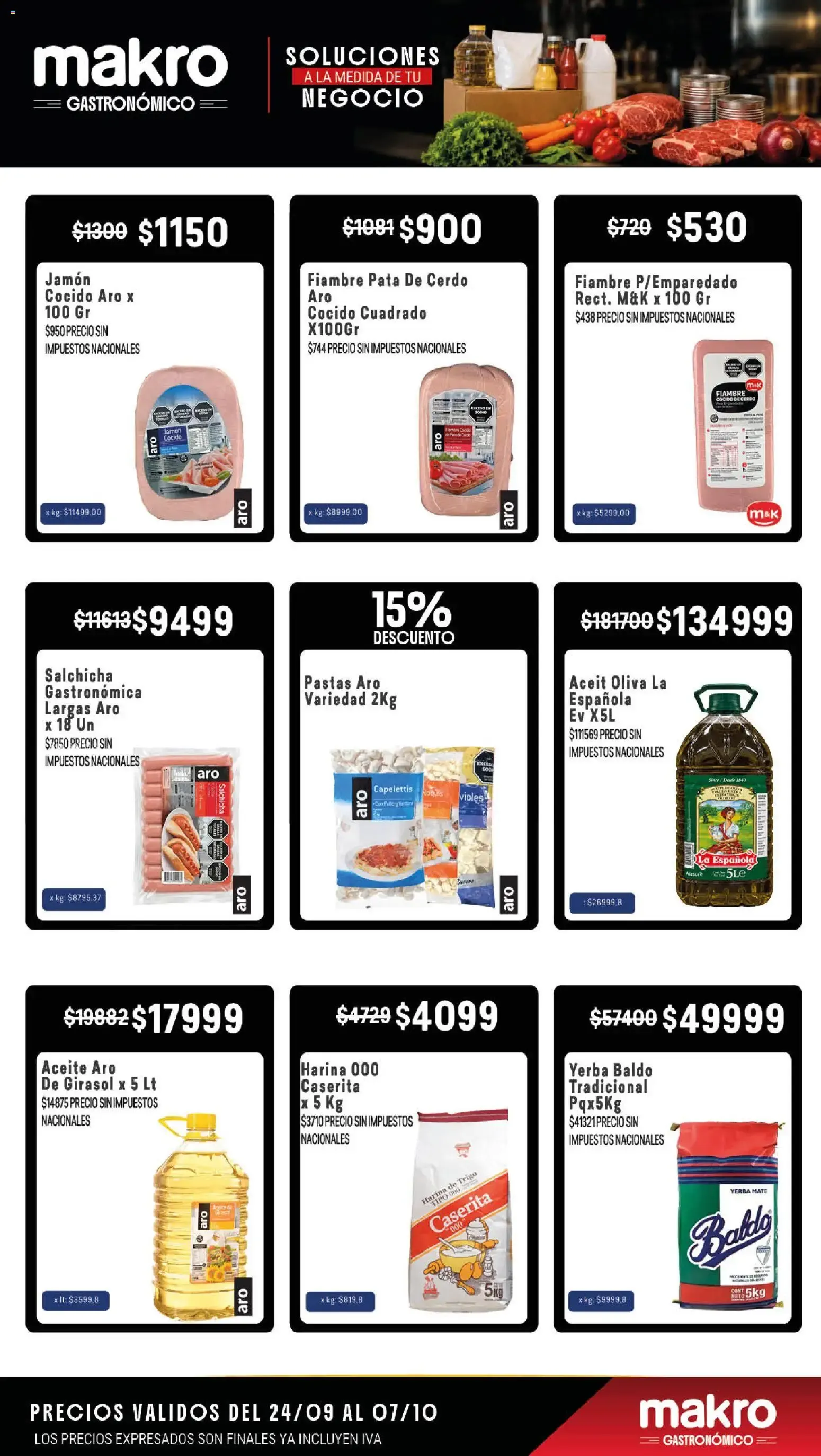 Ofertas de Makro - Ofertas Gastronómicas del 24/09/2026 - 07/10/2026 24 de septiembre al 7 de octubre 2026 - Página 3 del catálogo