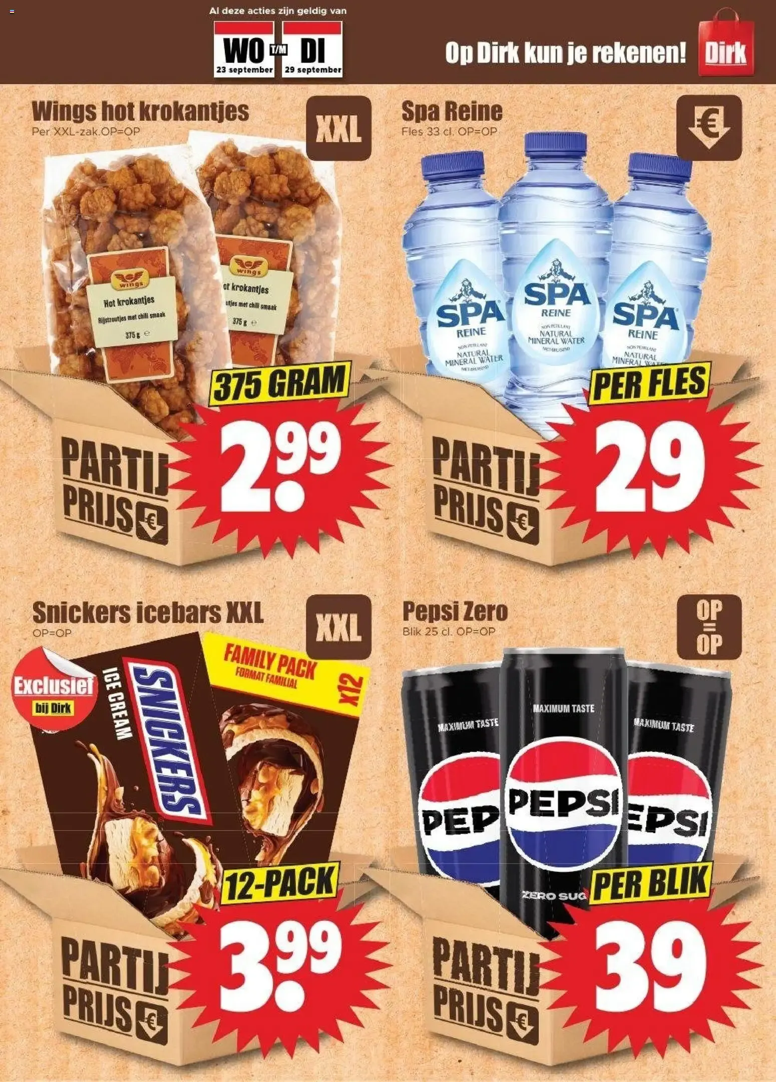 Dirk Folder: Milka Chocolade y Ofertas de Budget Boodschappen van 23 september tot 29 september 2026 - Folder pagina 21