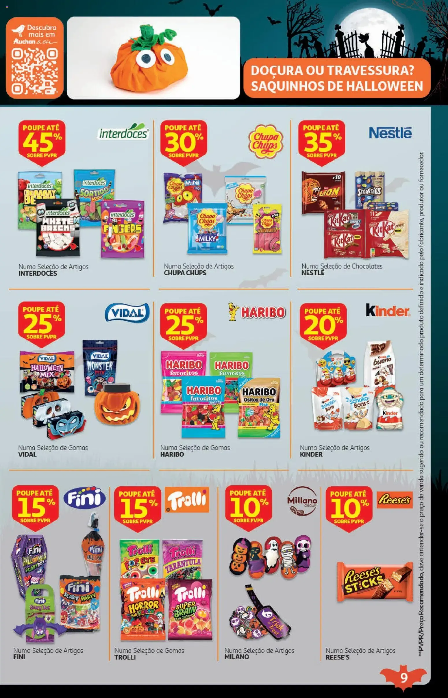 Folheto Auchan Halloween » de 21/10/2026 - 31/10/2026 de 21 de outubro até 31 de outubro 2026 - Pagina 9
