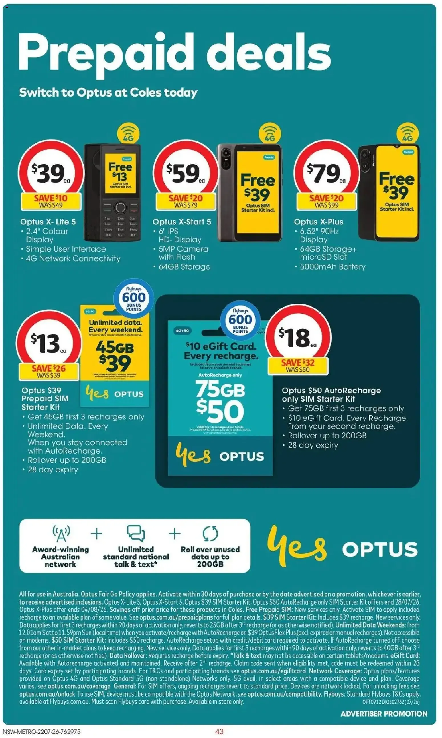 Coles catalogue valid from 22/07/2026 > Online Australia - Catalogue valid from 22 July to 28 July 2026 - page 43