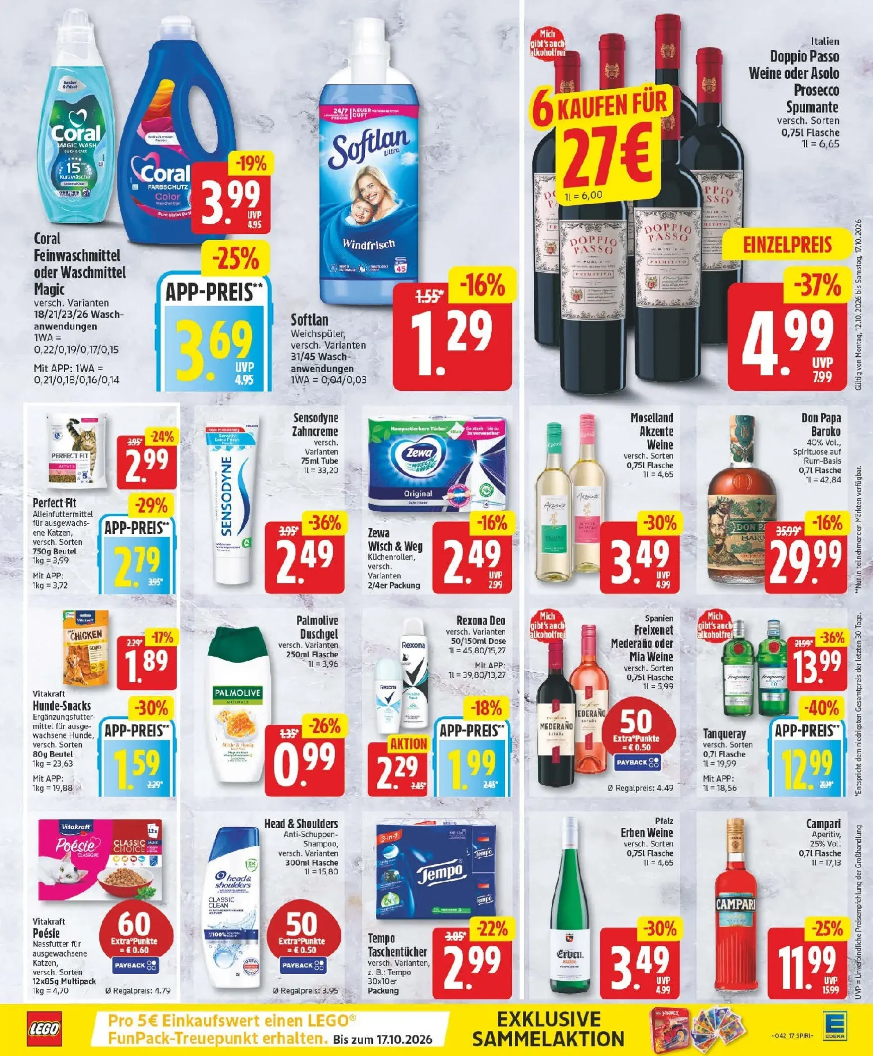 Edeka Prospekt nächste Woche – von Montag 12.10.2026 bis Samstag 17.10.2026 von 12. Oktober bis 17. Oktober 2026 - Prospekt seite 17