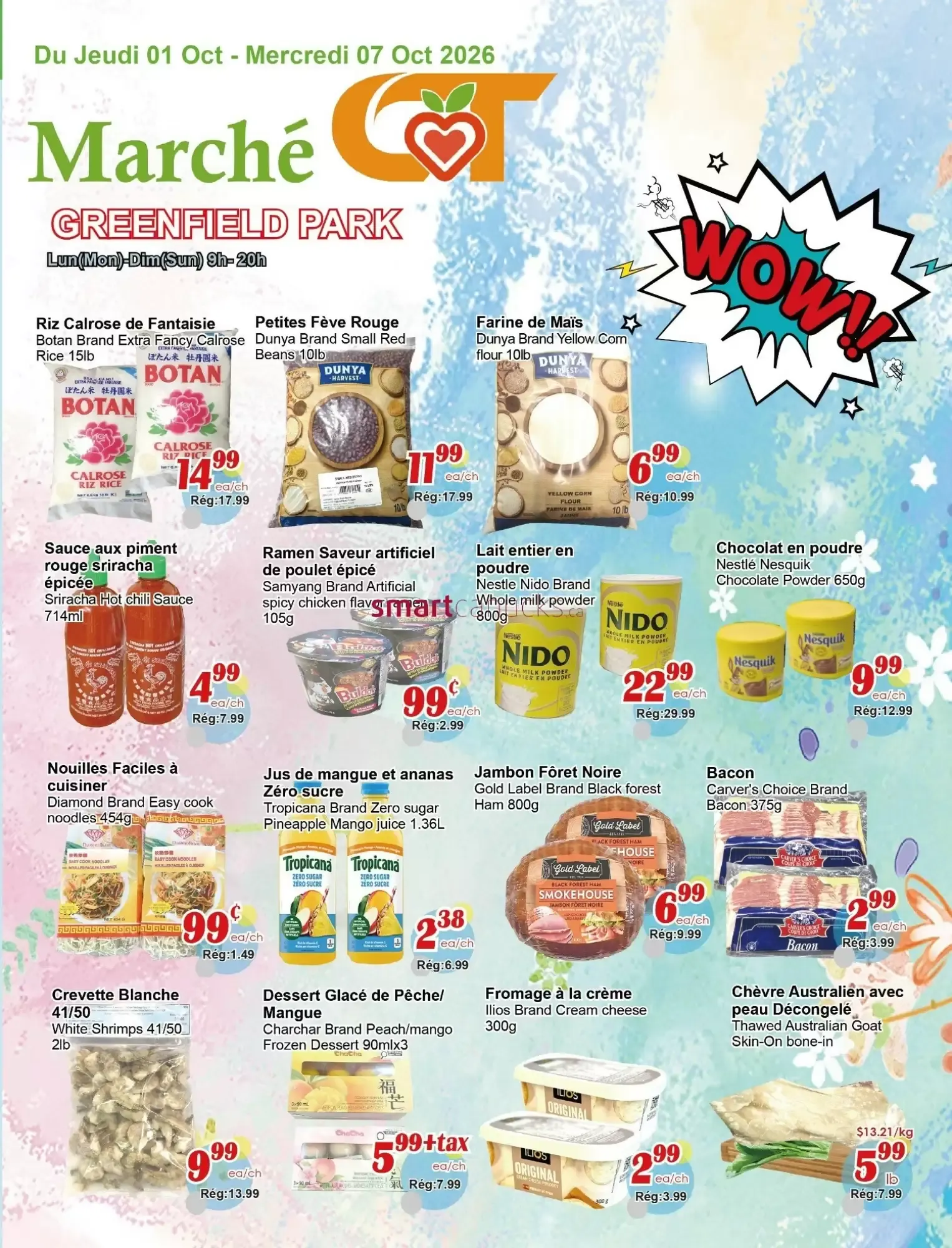 Marché GREENFIELD PARK from October 1 to October 7 2026 - flyer page 1