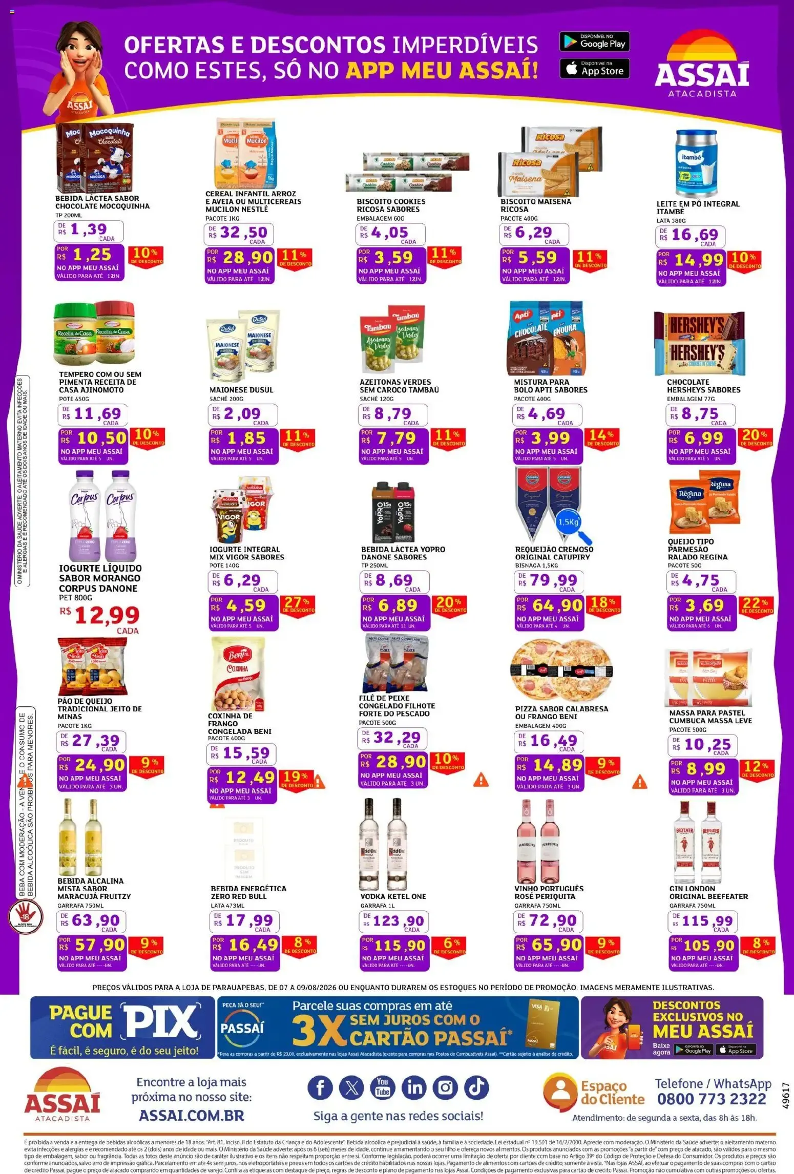 Encarte de Assaí Atacadista ofertas - PA de 07/08/2026 | Promoções Online 7 de agosto até 9 de agosto 2026 - Pagina 3