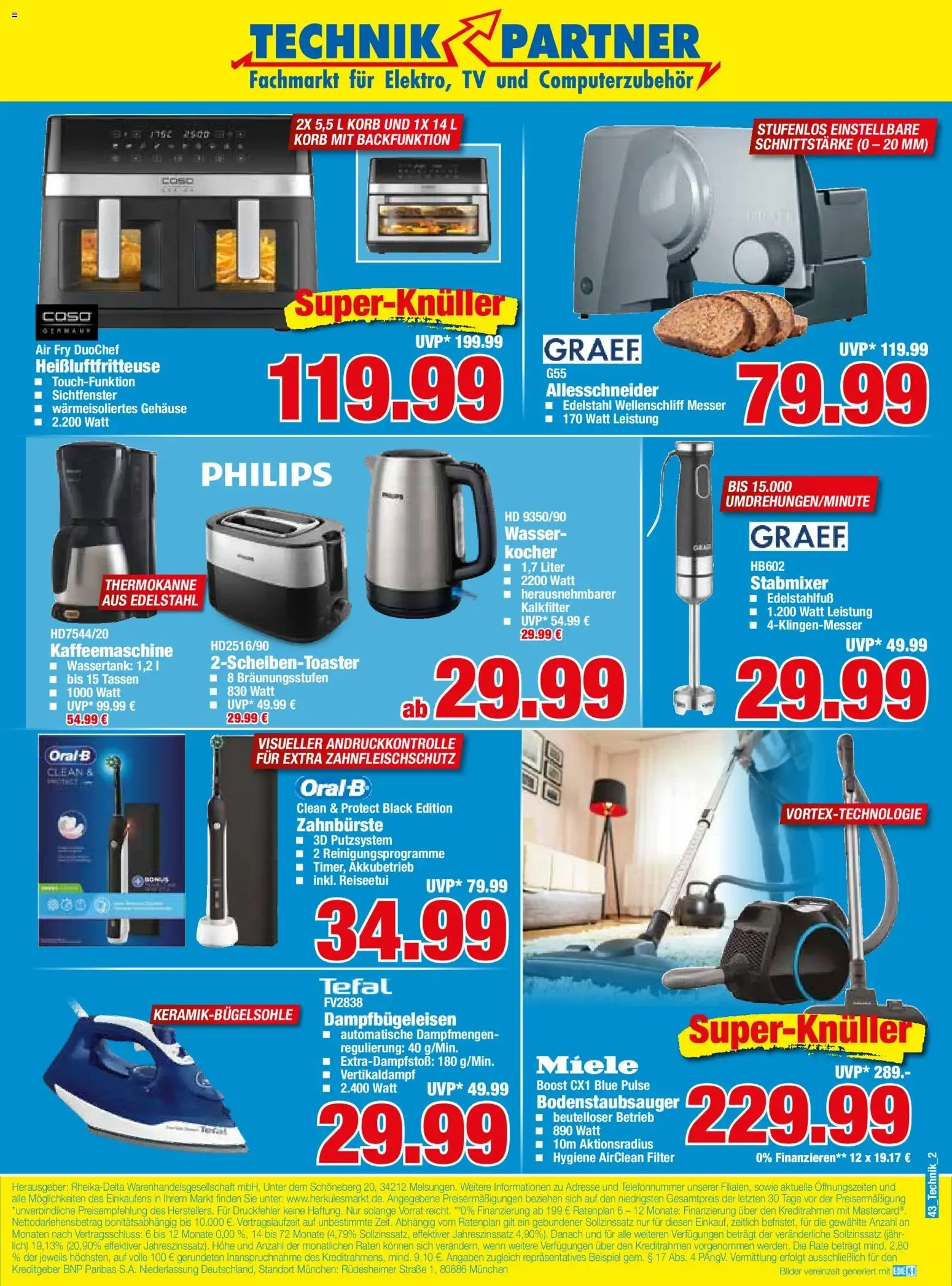 TECHNIK PARTNER Fachmarkt für Elektro, TV und Computerzubehör von 19. Oktober bis 24. Oktober 2026 - Prospekt seite 2