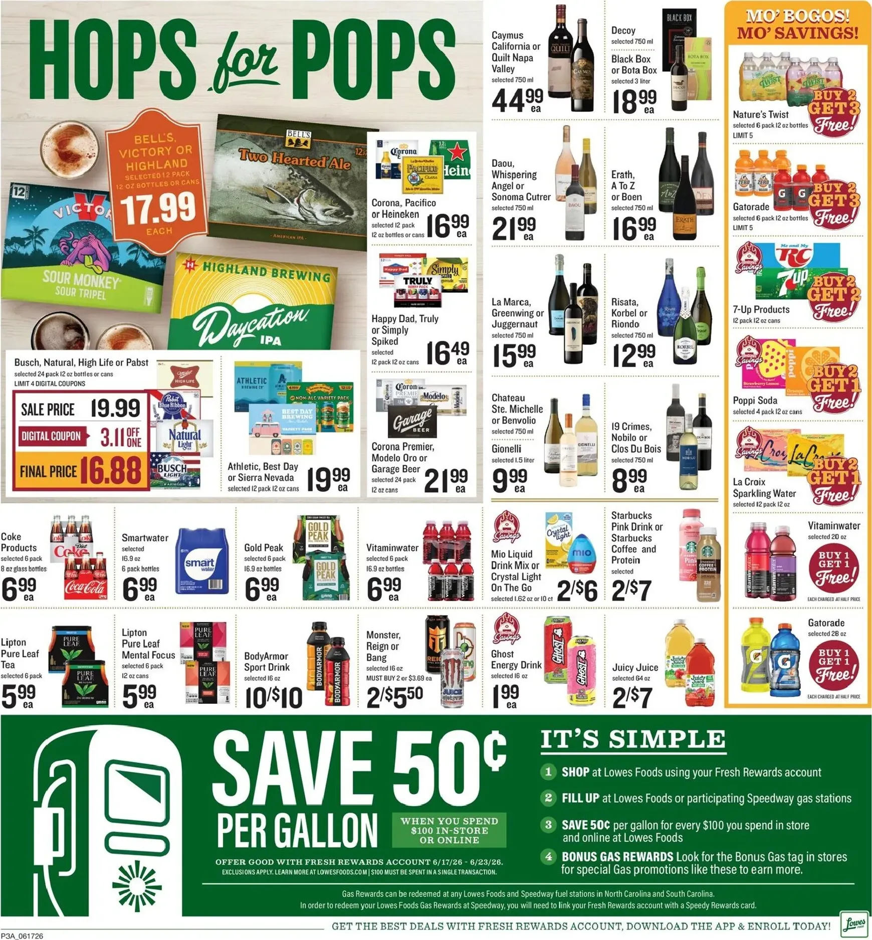 Weekly ad Lowes Foods: Deals For Dad from June 17 to June 23 2026 - Page 3