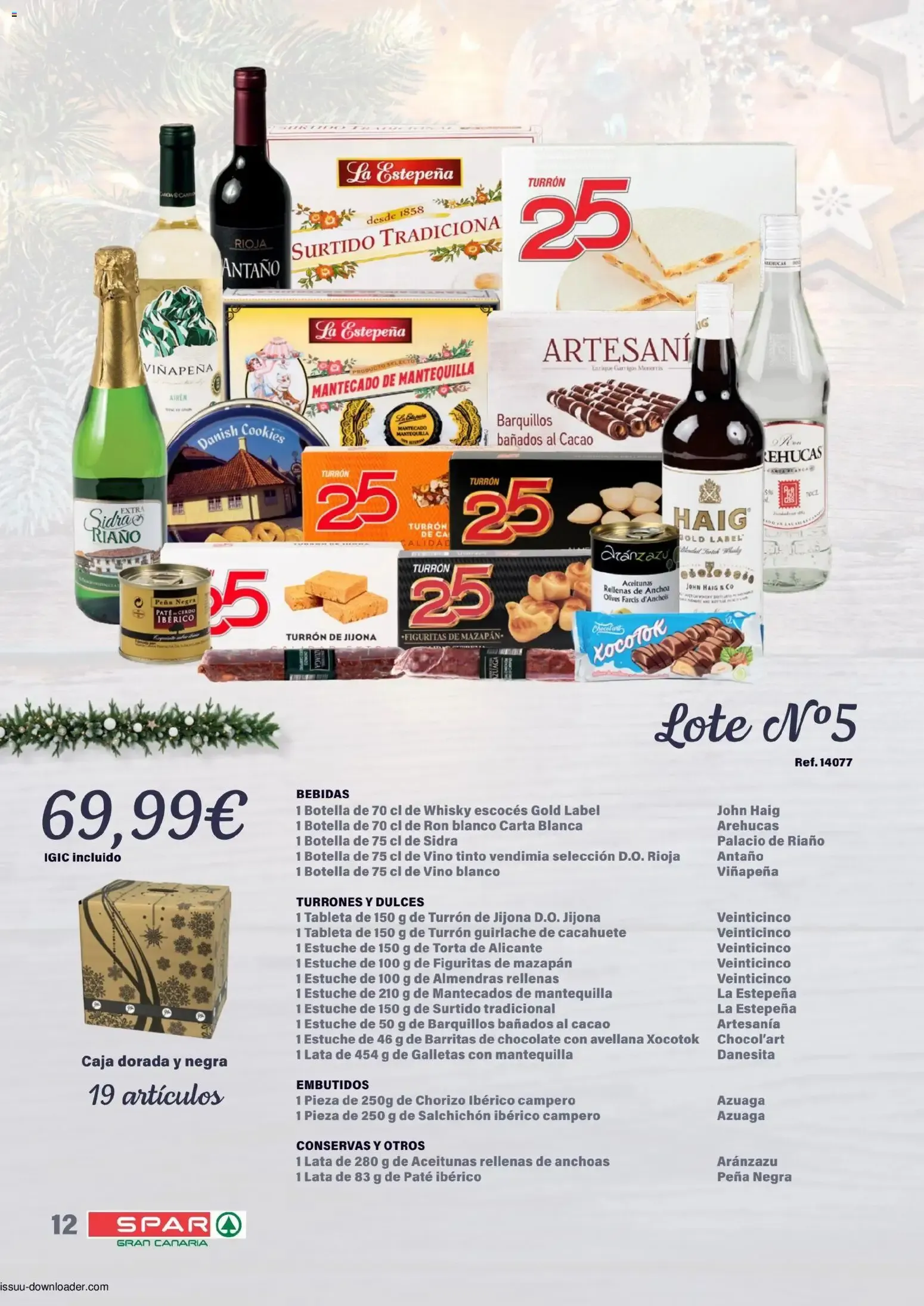 Catálogo de Spar Cestas y Lotes 30/10/2026 - 07/01/2027 30 de octubre al 7 de enero 2027 - Página 12