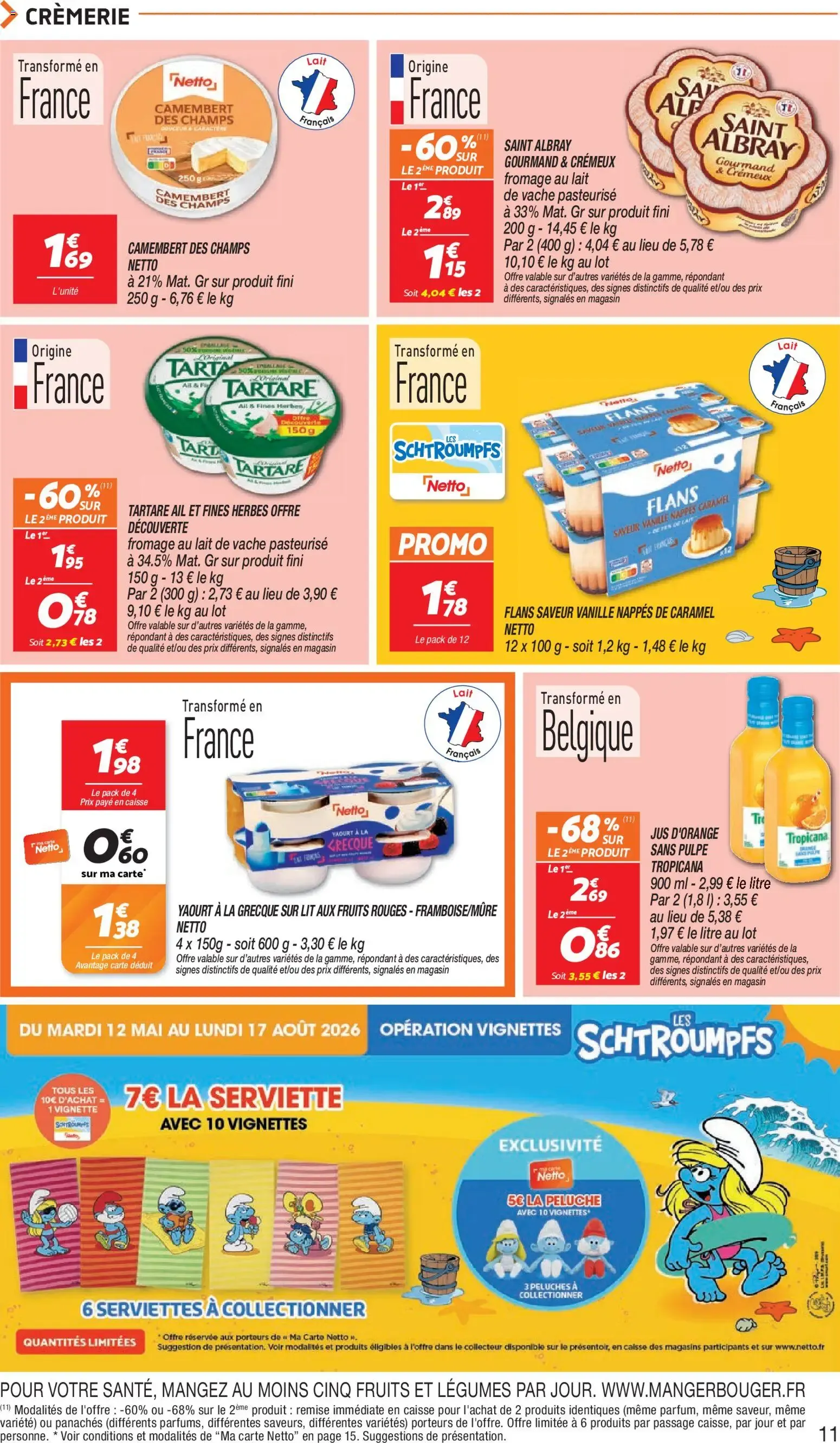 Netto Rendez-vous prix bas à partir du 07/07/2026 - promo en ligne du 7 juillet au 20 juillet 2026 - Catalogue page 11