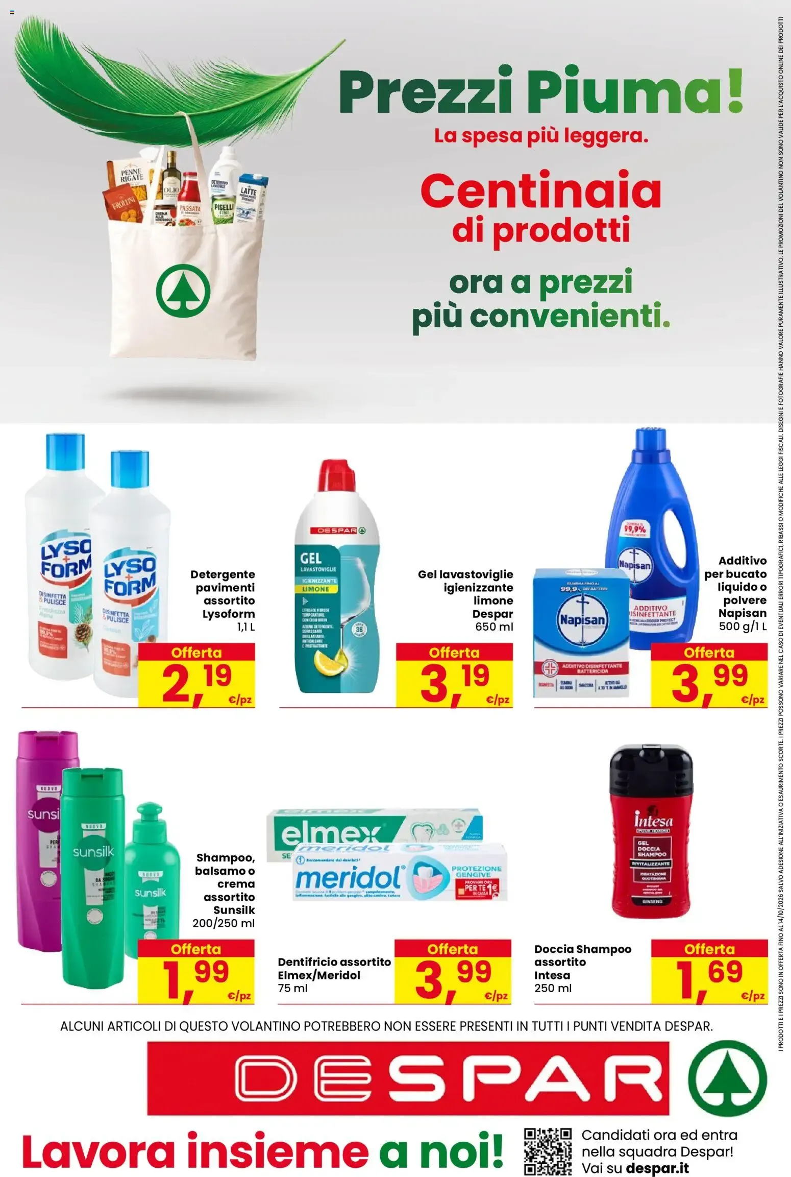 Despar Sottocosto da 1 ottobre a 10 ottobre di 2026 - Pagina del volantino 20