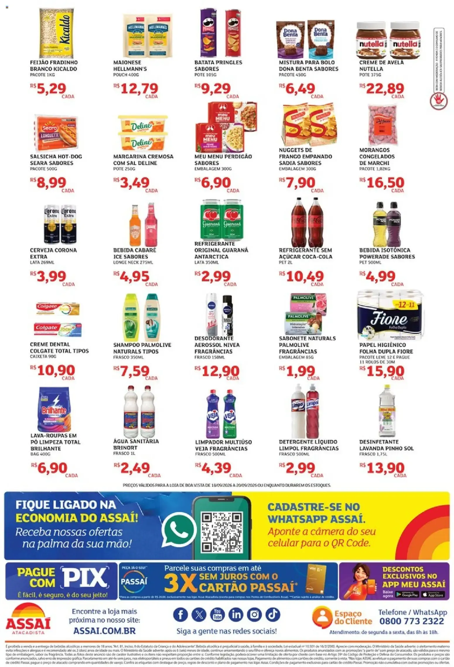 Encarte de Assaí Atacadista ofertas - RR de 18/09/2026 | Promoções Online 18 de setembro até 20 de setembro 2026 - Pagina 2