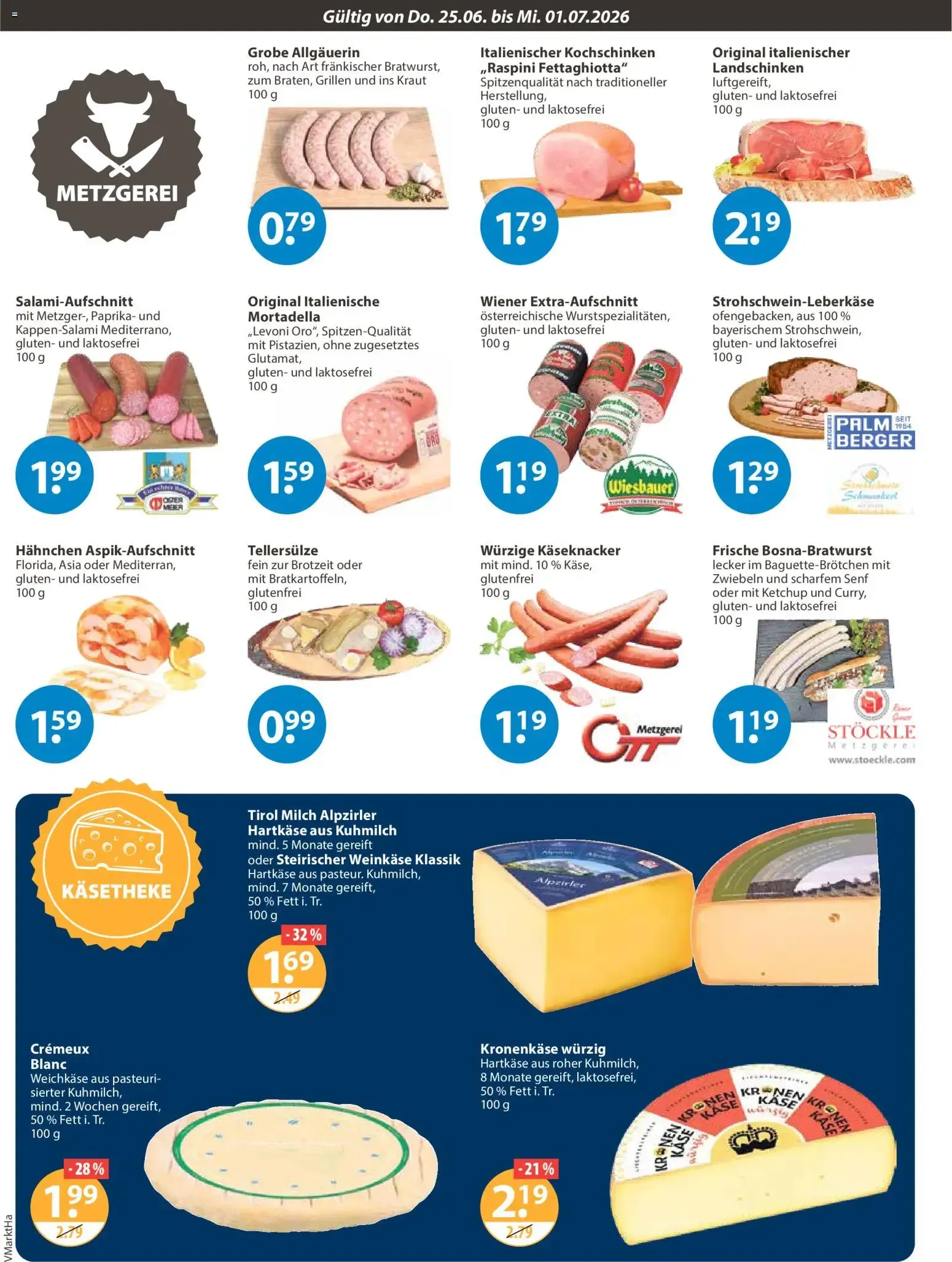 Angebote V-Markt Angebote (ab 25.06.2026) von 25. Juni bis 1. Juli 2026 - Prospekt seite 2